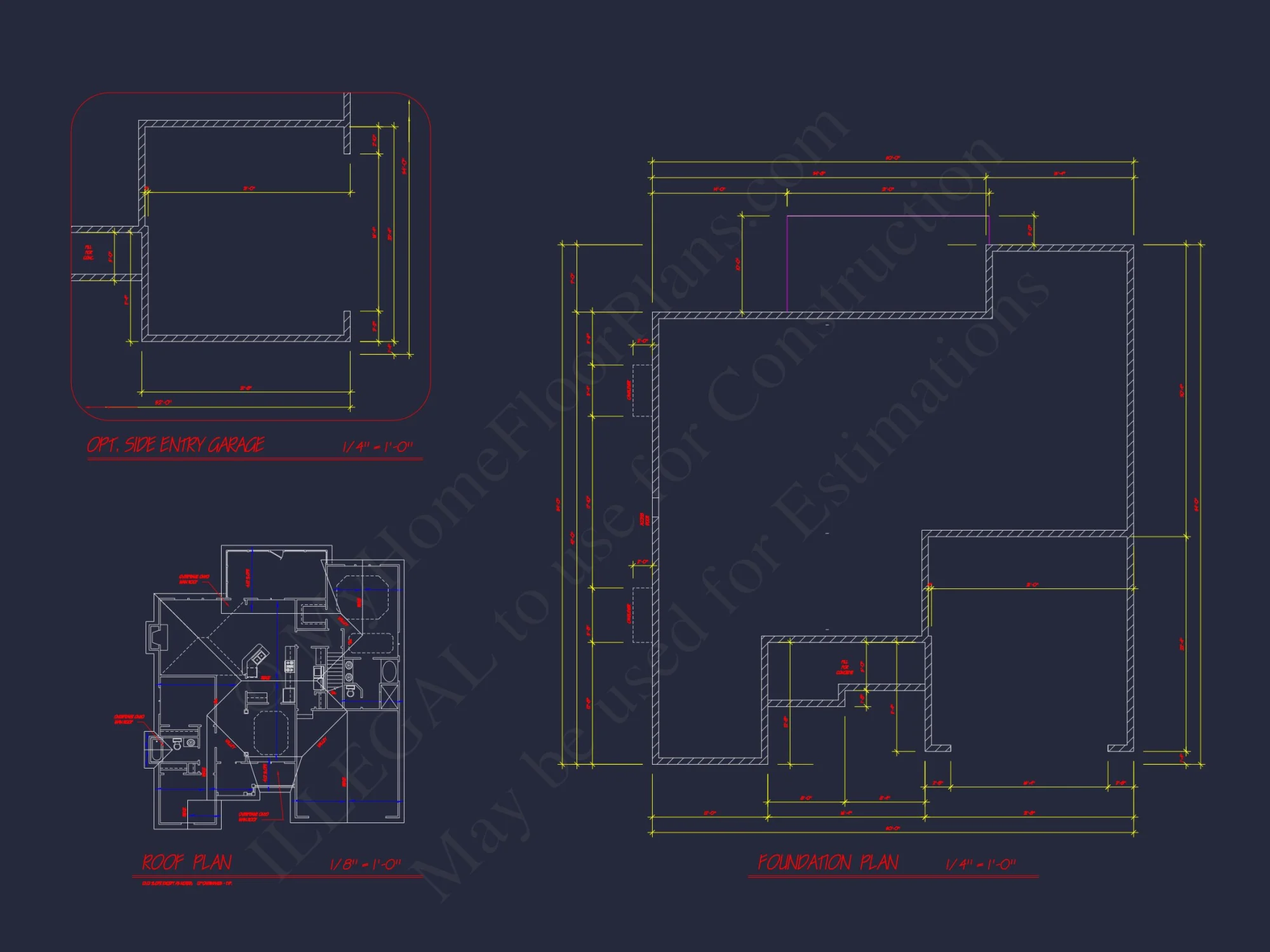 Stylish 2-Story house Plan with 3 Bedrooms, 2 Baths & CAD Designs