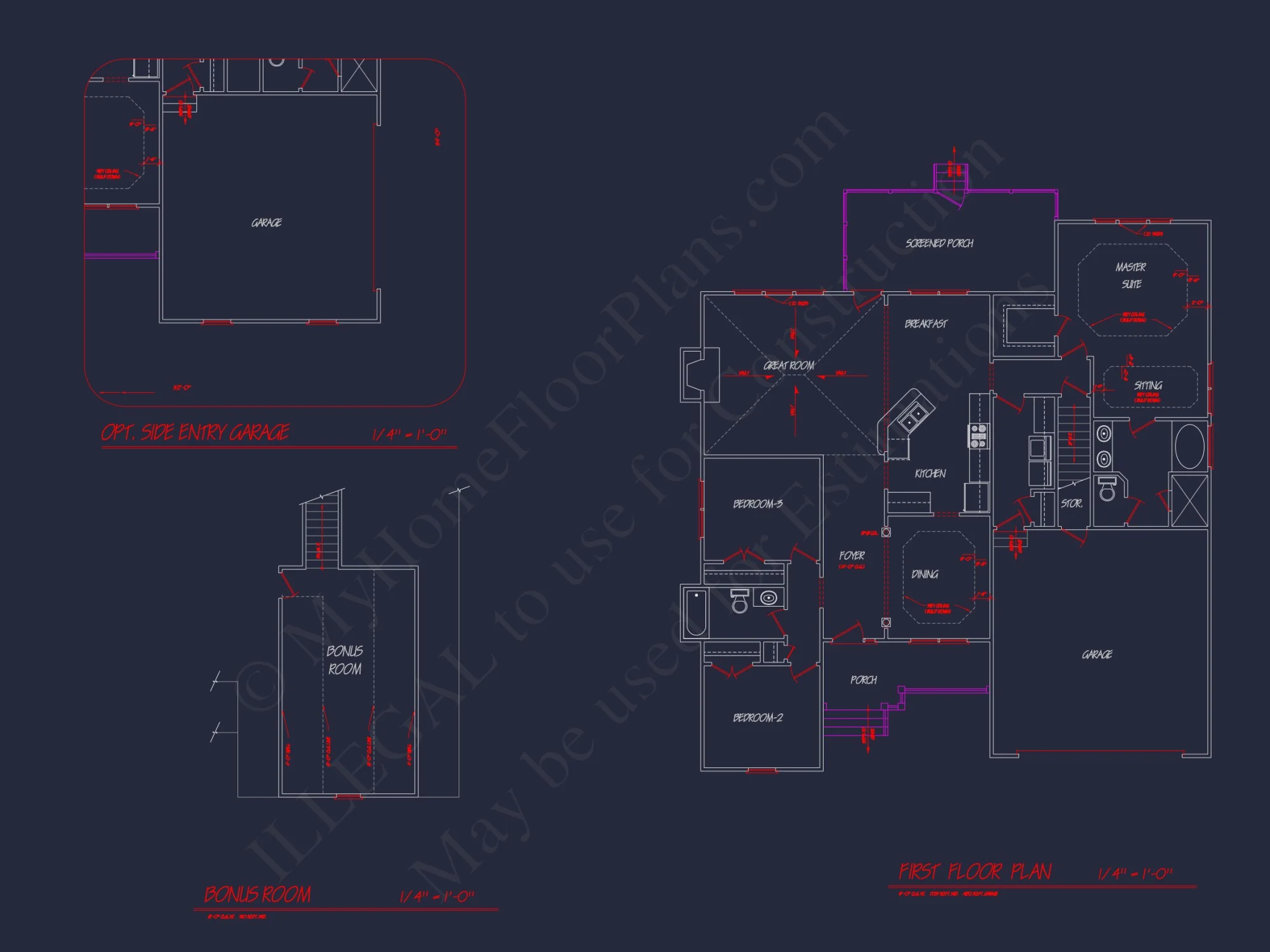 Stylish 2-Story house Plan with 3 Bedrooms, 2 Baths & CAD Designs