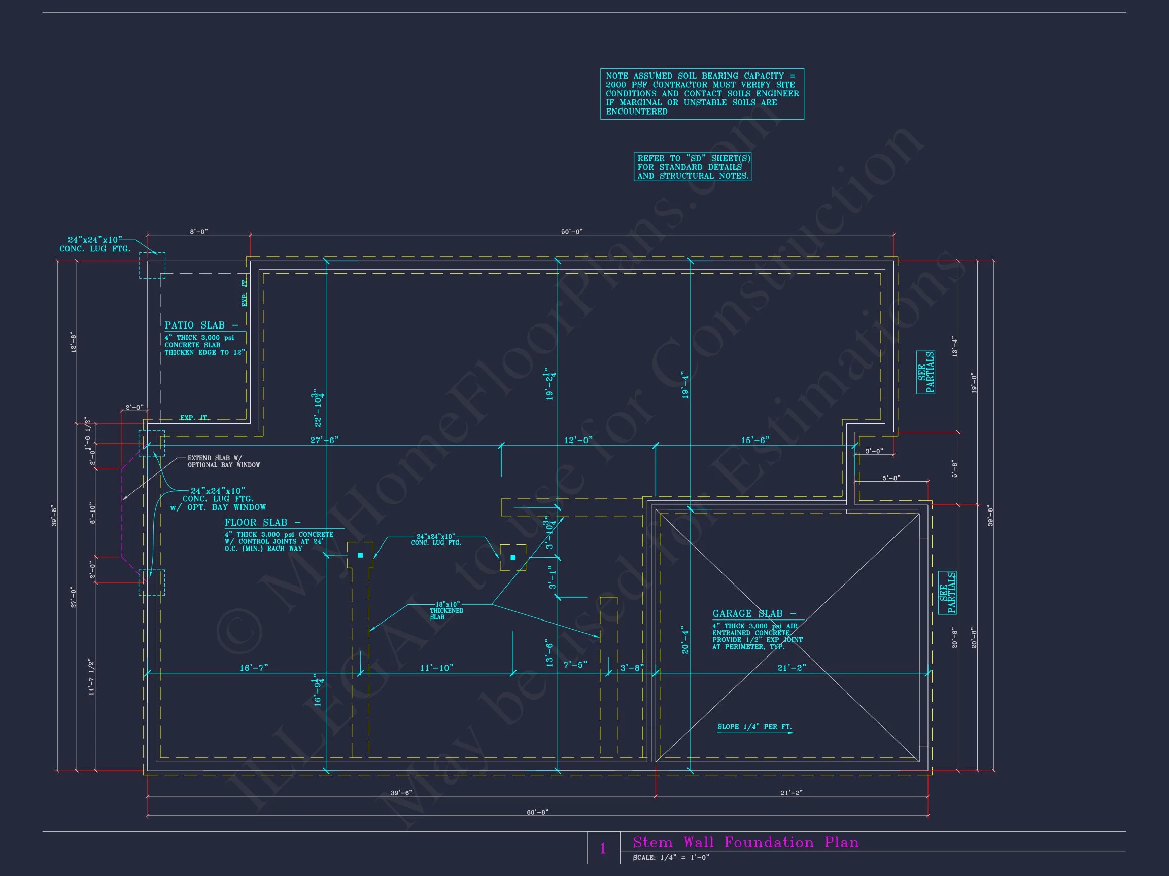 Craftsman house Floor Plan with CAD Blueprints and Designs