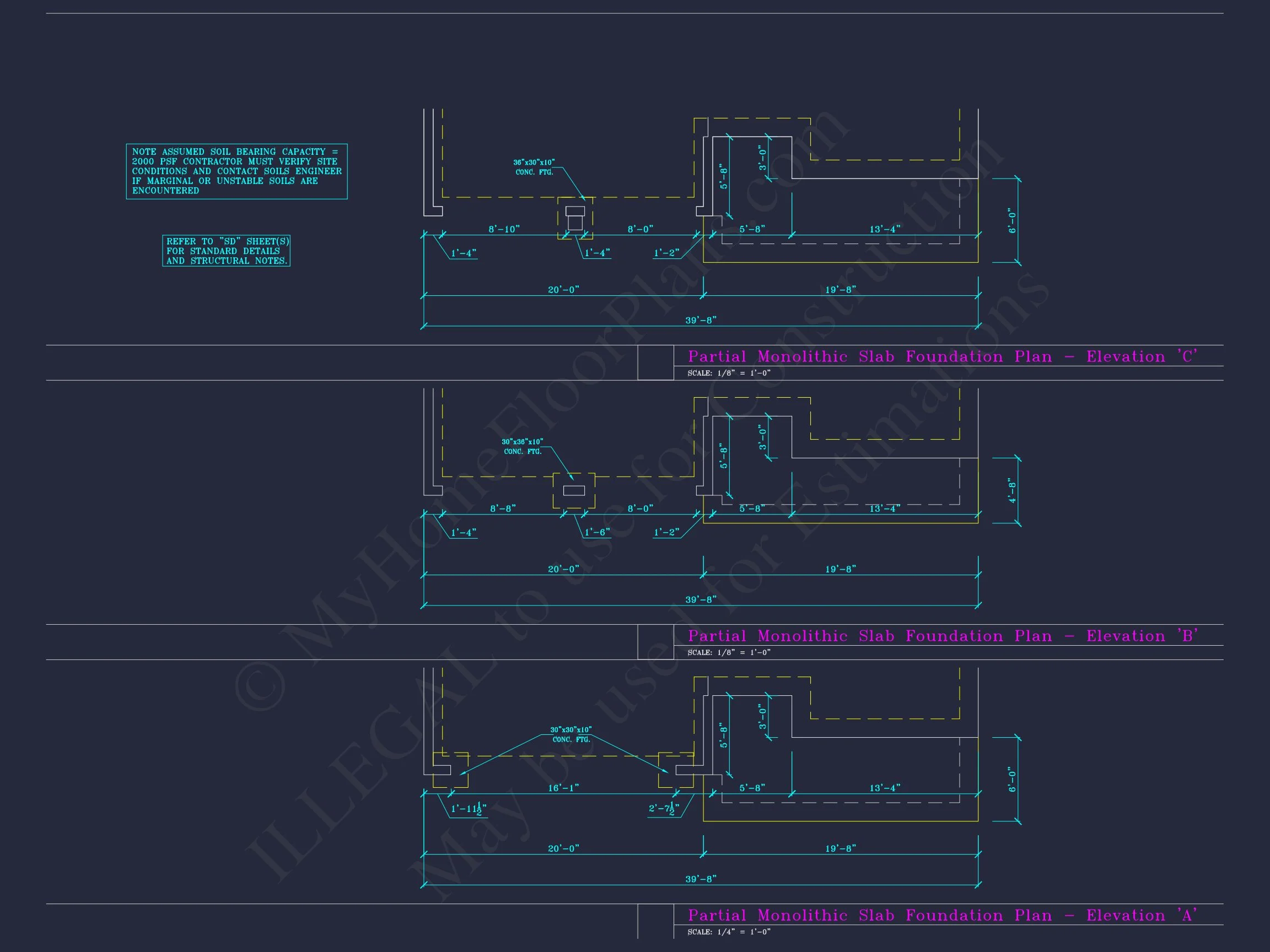Craftsman house Floor Plan with CAD Blueprints and Designs