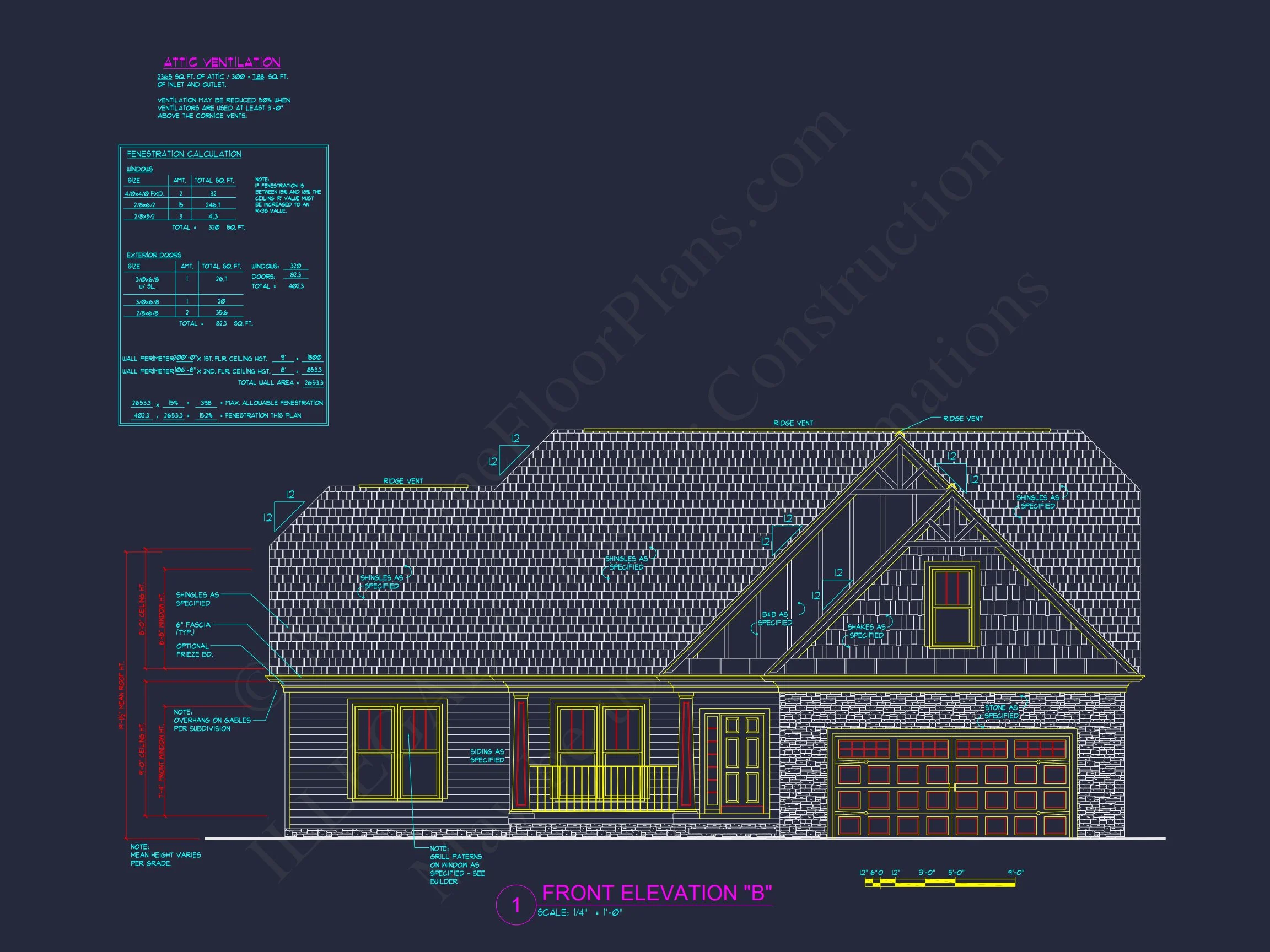 8-1006 HOUSE PLAN - Elegant House Plan with 3 Bedrooms | CAD & Architectural Designs 6 Elegant house Plan with 3 Bedrooms