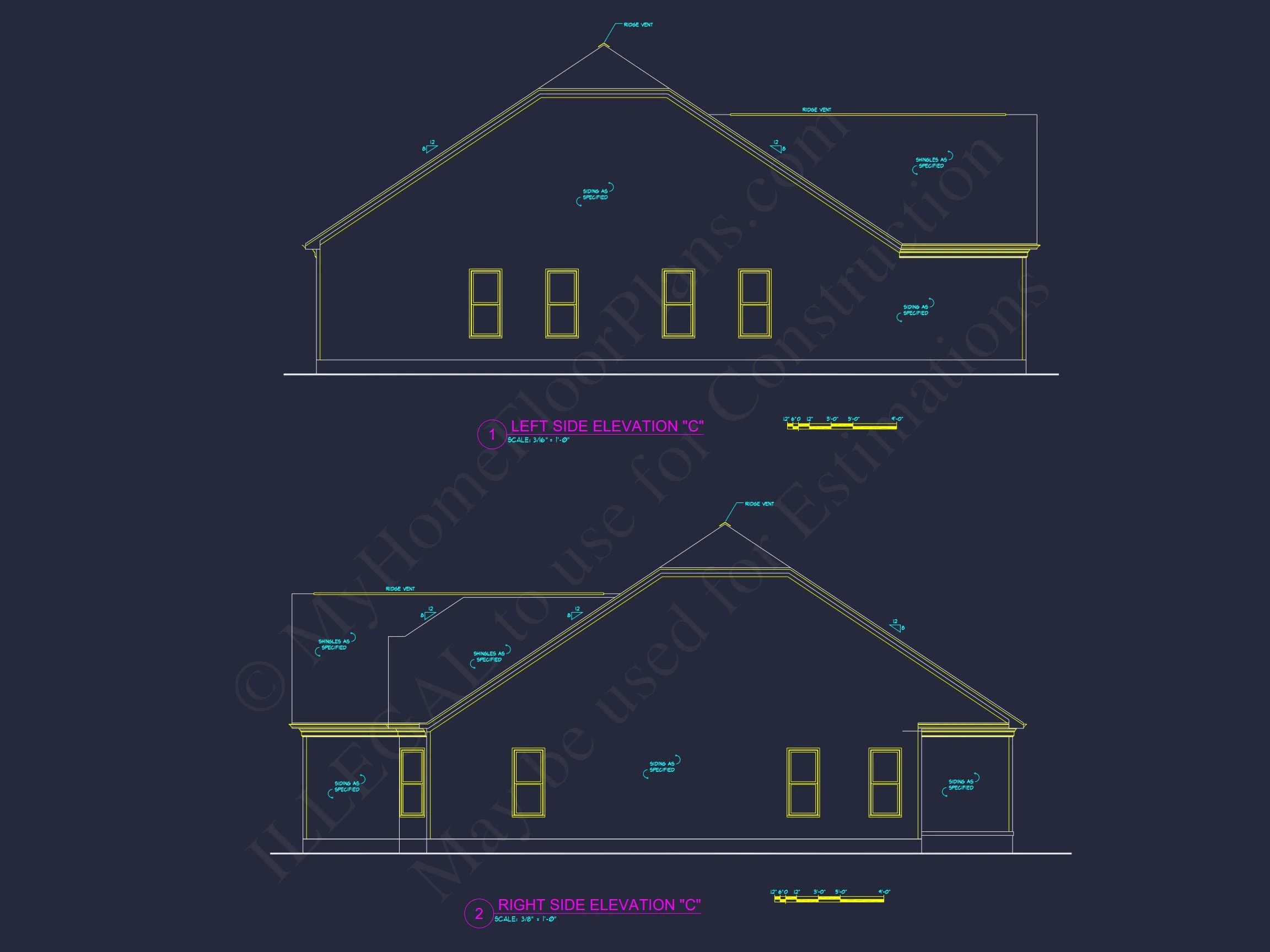 Spacious house Plan with 2-Story Design, CAD Blueprints & Features
