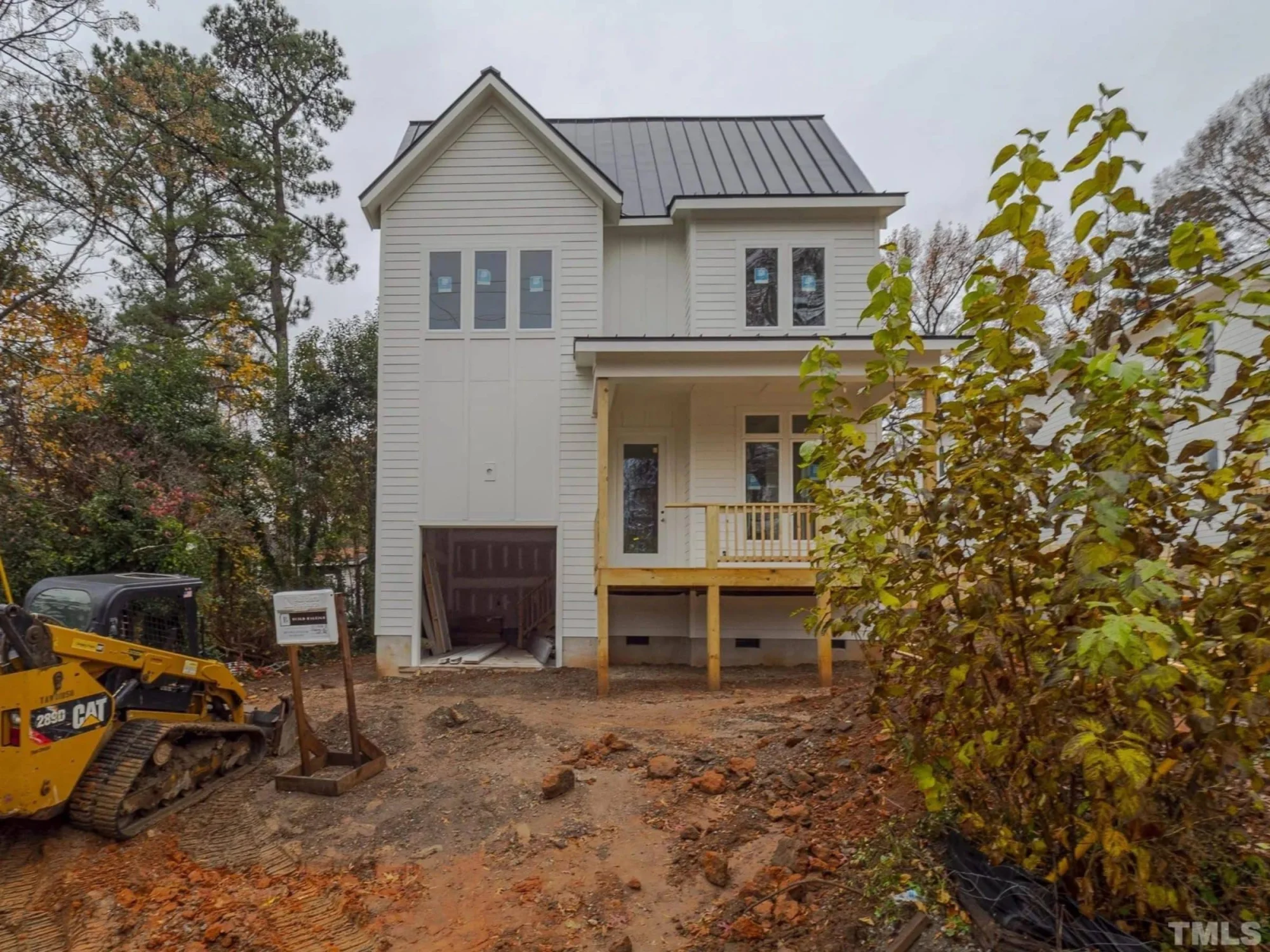 Modern Craftsman house Plan with 3 Floors and Rooftop Terrace