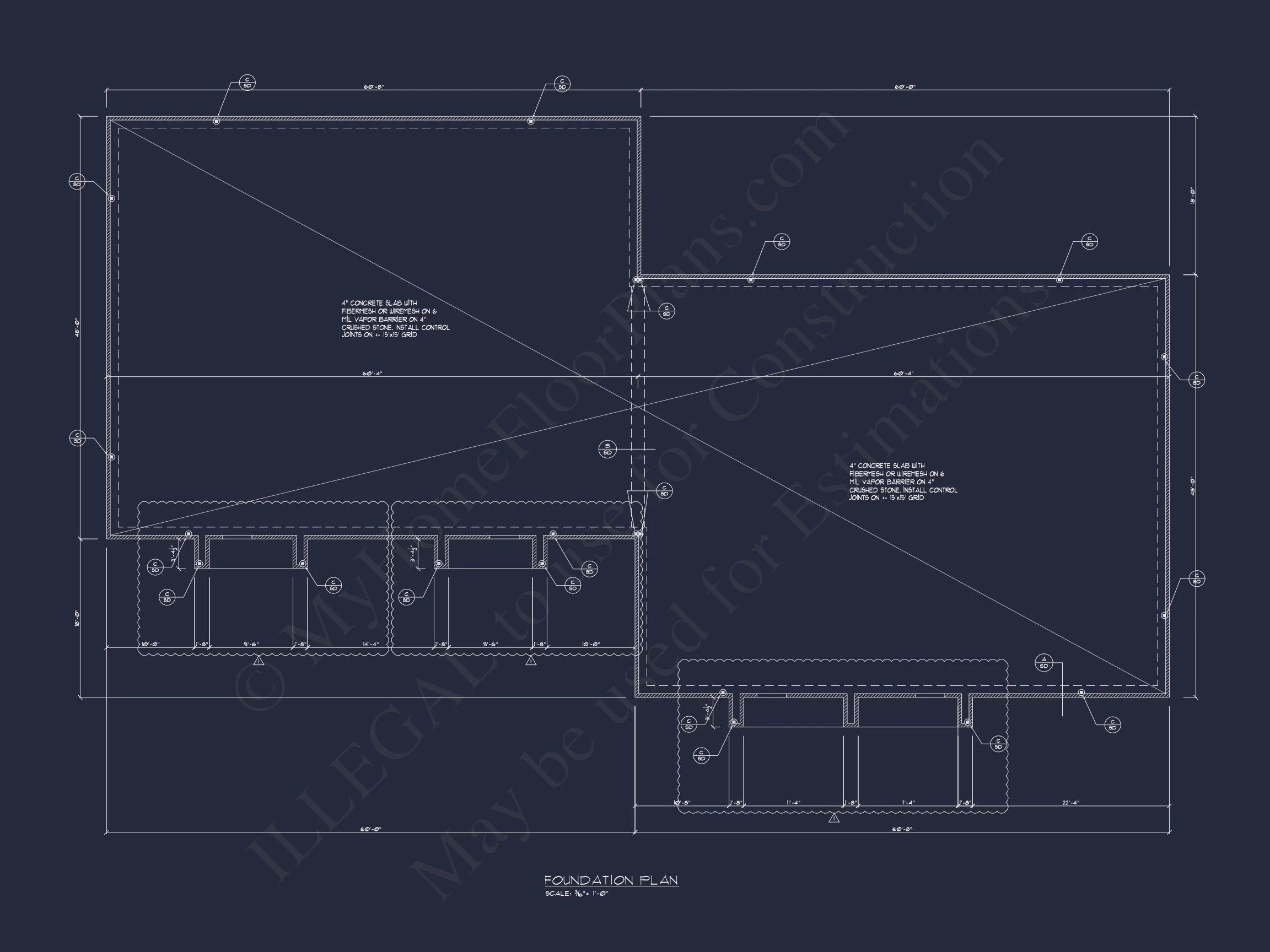 12-1044 HOUSE PLAN - 6,000 Sq Ft Modern Office Plan – Spacious Layout with CAD Designs 10 Modern Office Floor Plan with CAD Architecture and Designs
