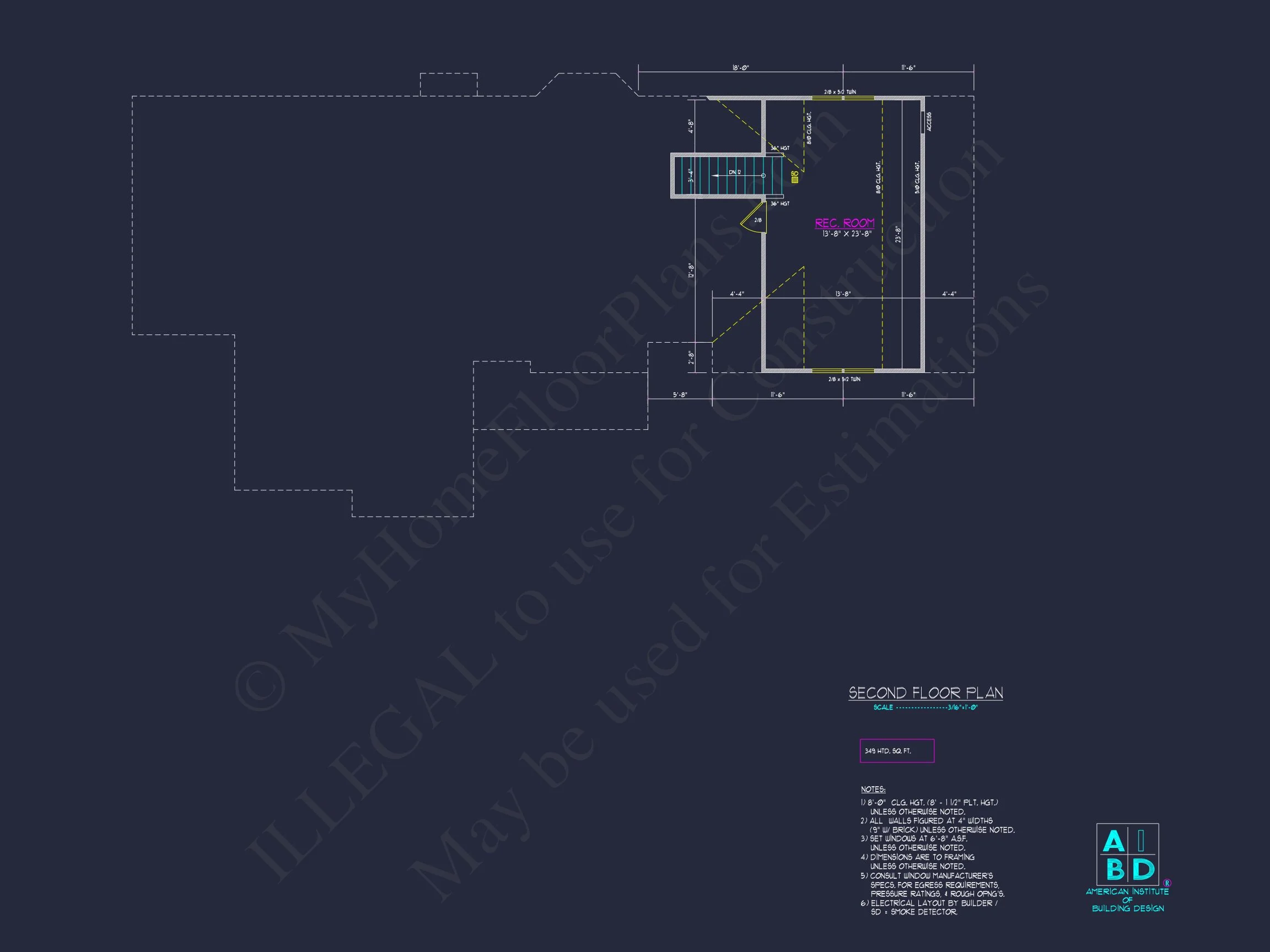 Classic Ranch house Plan with 1 Story and 2-Car Garage