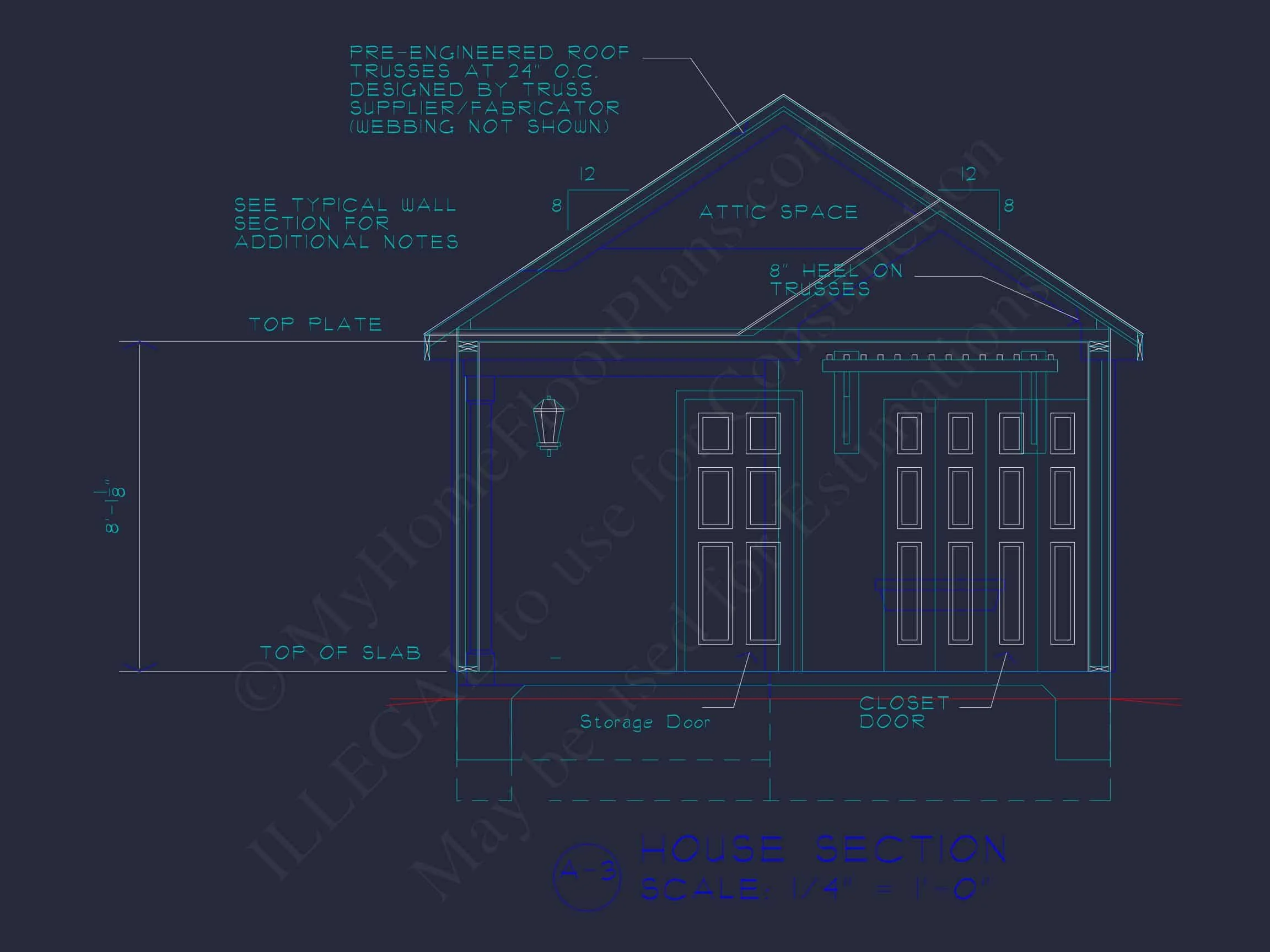 20-1960 HOUSE PLAN -American Cottage Home Plan - 1-Bed, 1-Bath, 403 SF 6 Charming Cottage-Style Floor Plan with CAD Blueprints