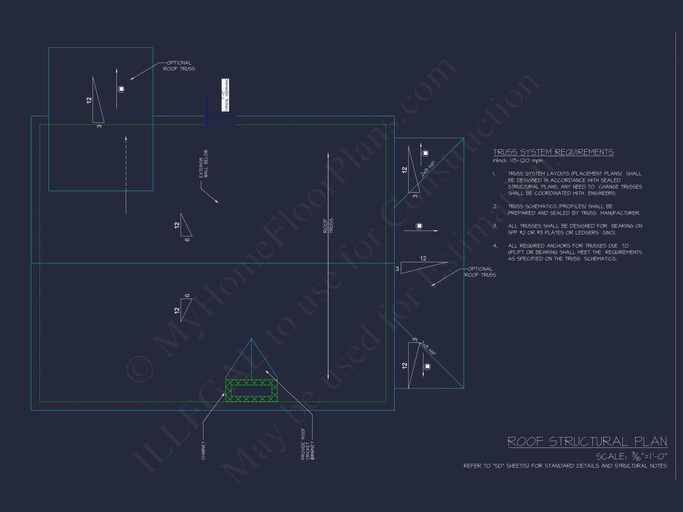 20-1407 CABIN PLAN - Cozy Cabin House Floor Plan with CAD Designs & Blueprint 10 Cozy Cabin house Floor Plan with CAD Designs & Blueprint