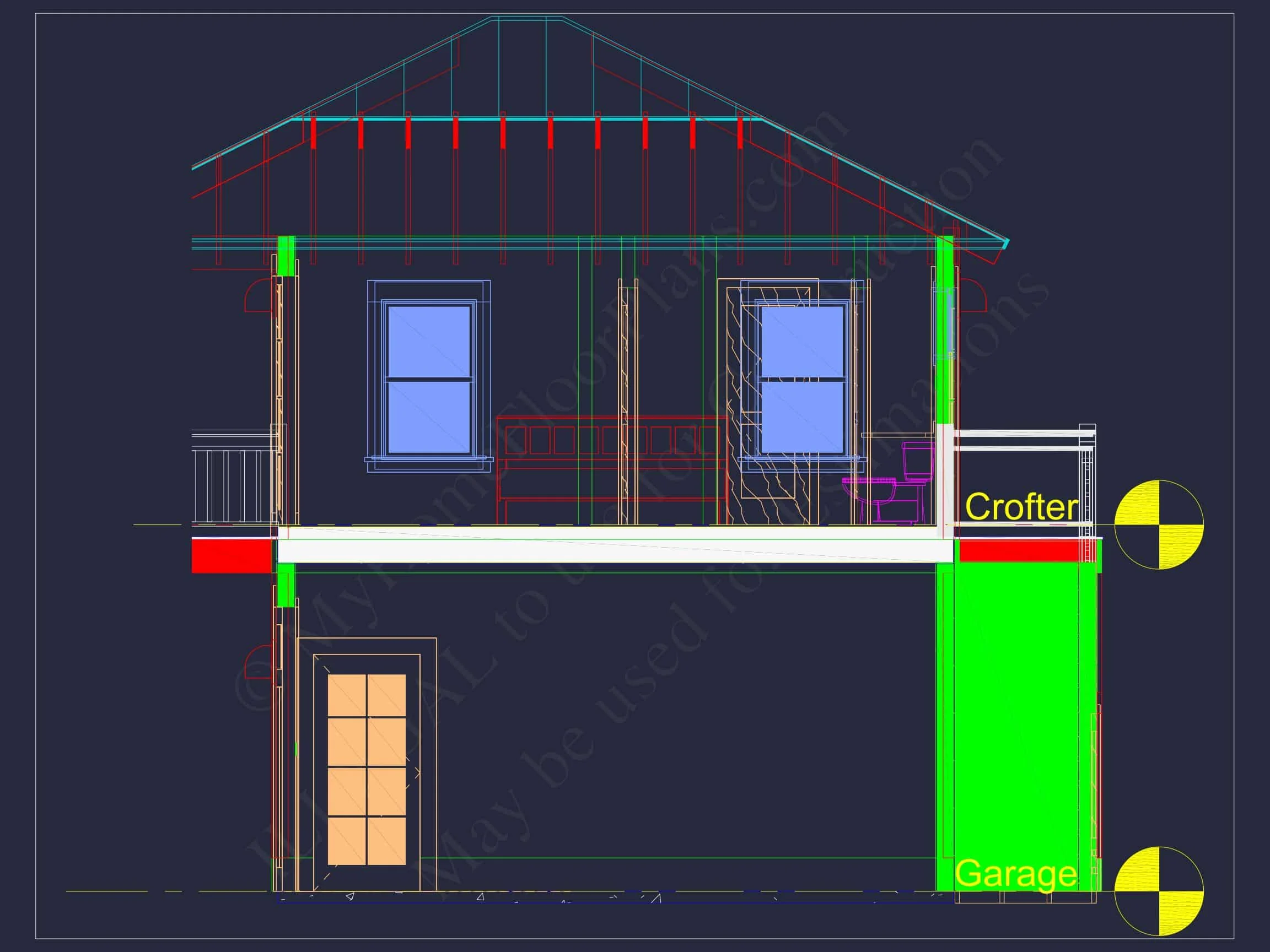 20-1125 GARAGE PLAN -Coastal Home Plan - 1-Bed, 1-Bath, 429 SF 11 Elegant house Plan with Garage & Living Space