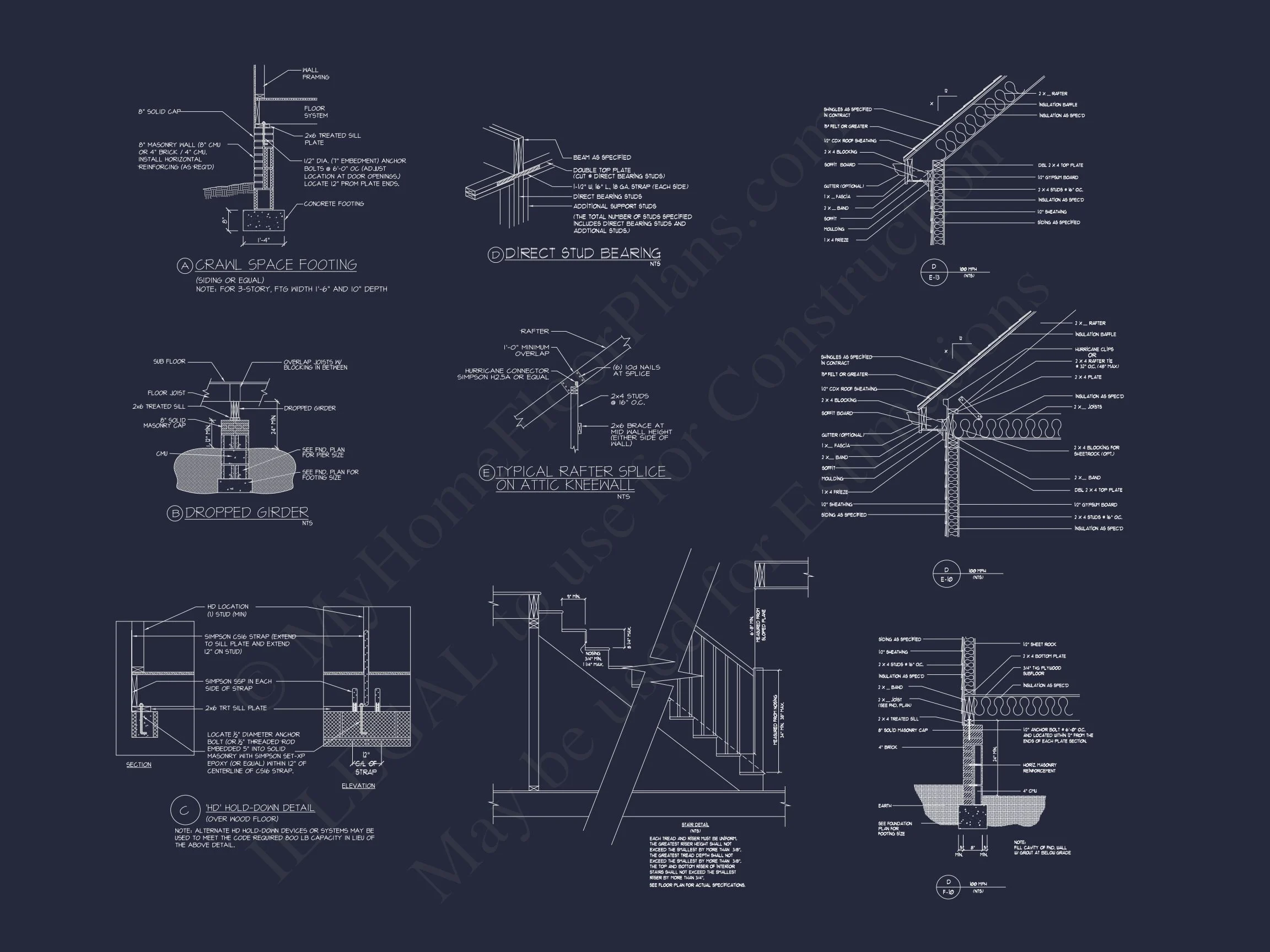 18-1280 GARAGE PLAN - 1-Bed, 1-Bath, 586 SF Craftsman Garage Home Plan 14 Compact house Plan: 2-Level Garage with Living Space Design