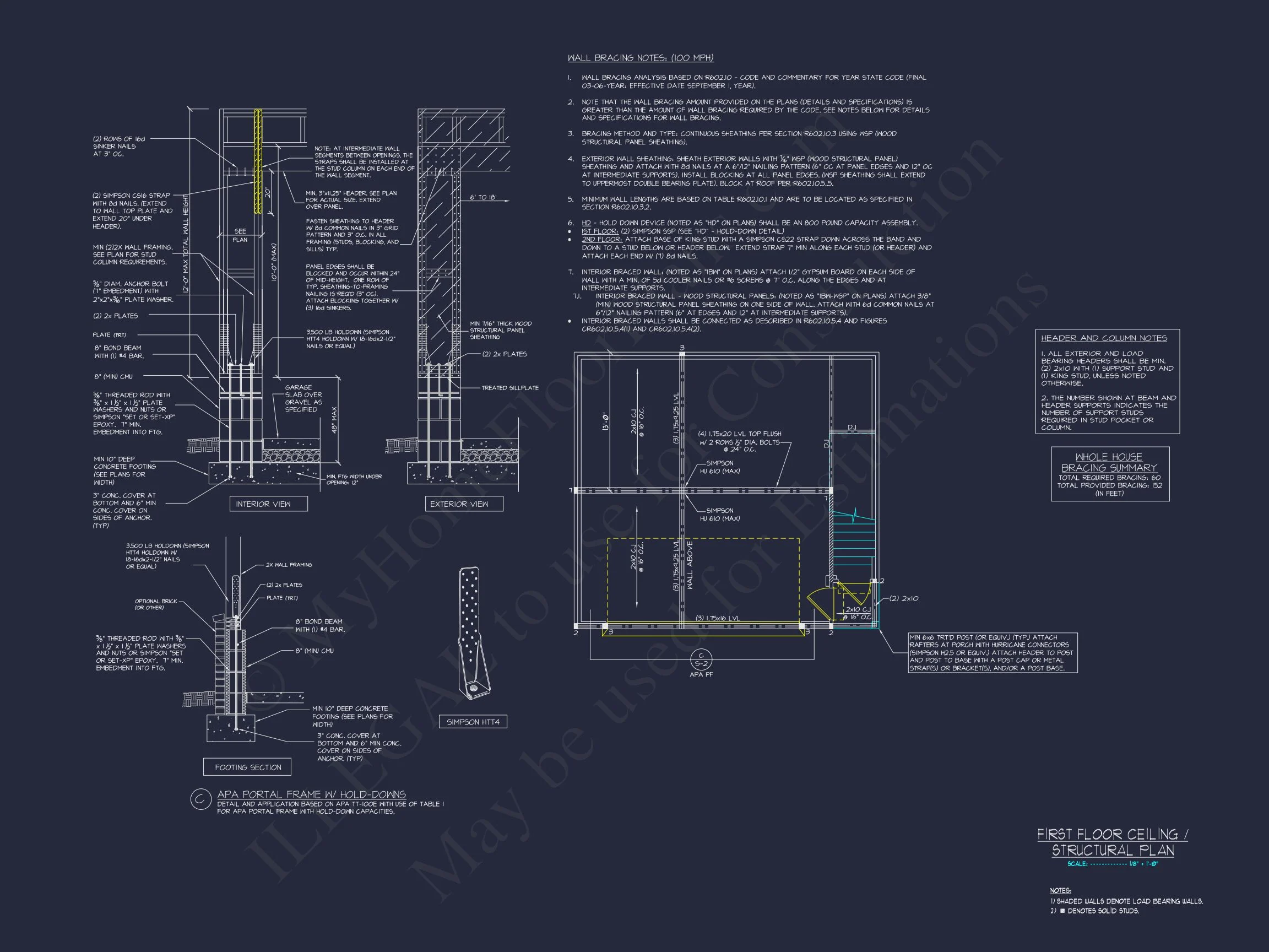 18-1280 GARAGE PLAN - 1-Bed, 1-Bath, 586 SF Craftsman Garage Home Plan 9 Compact house Plan: 2-Level Garage with Living Space Design