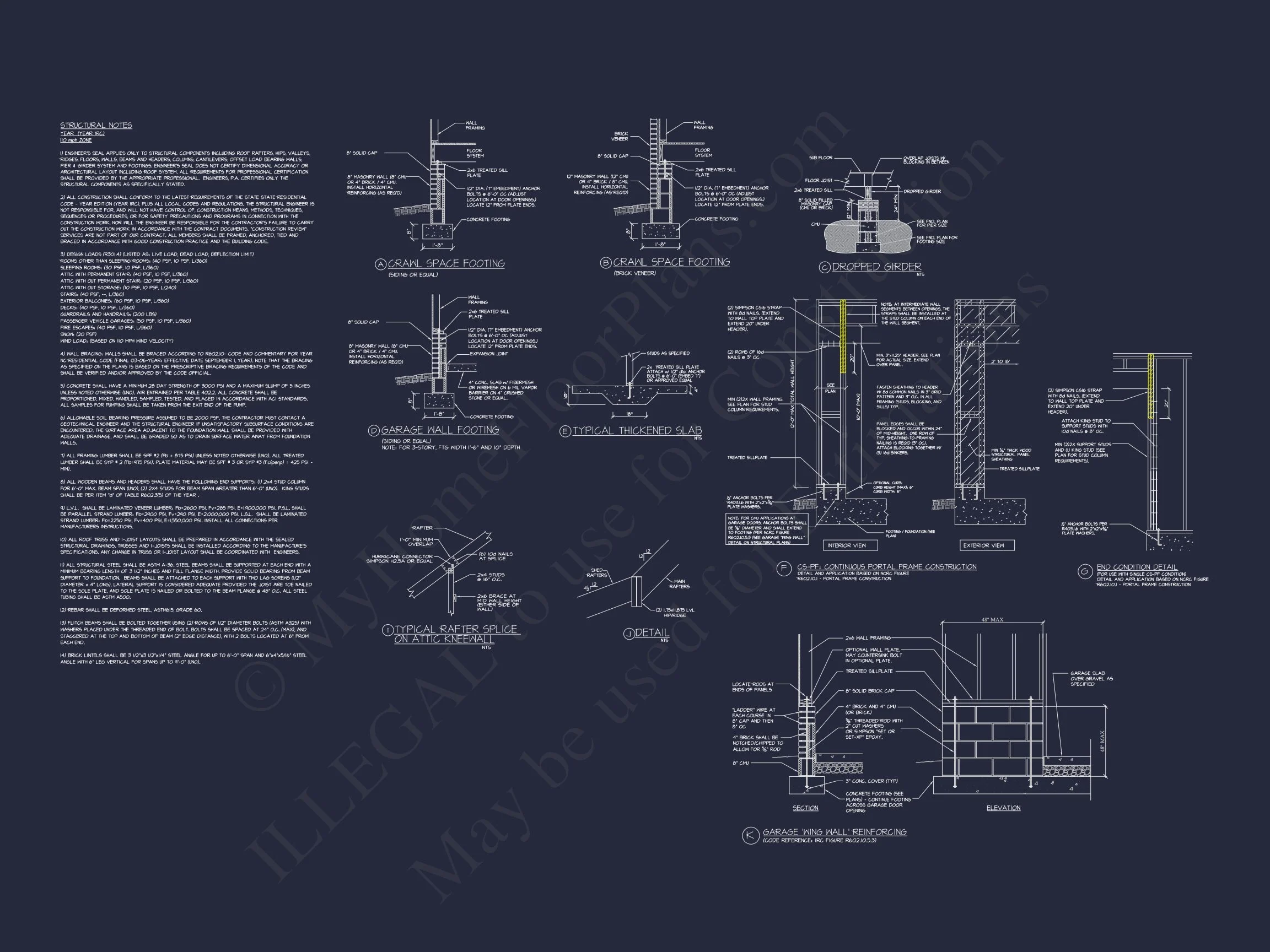 17-2120 GARAGE PLAN - Compact House Plan with 2 Floors, Garage & Craftsman Design 8 Compact house Plan with 2 Floors, Garage & Craftsman Design