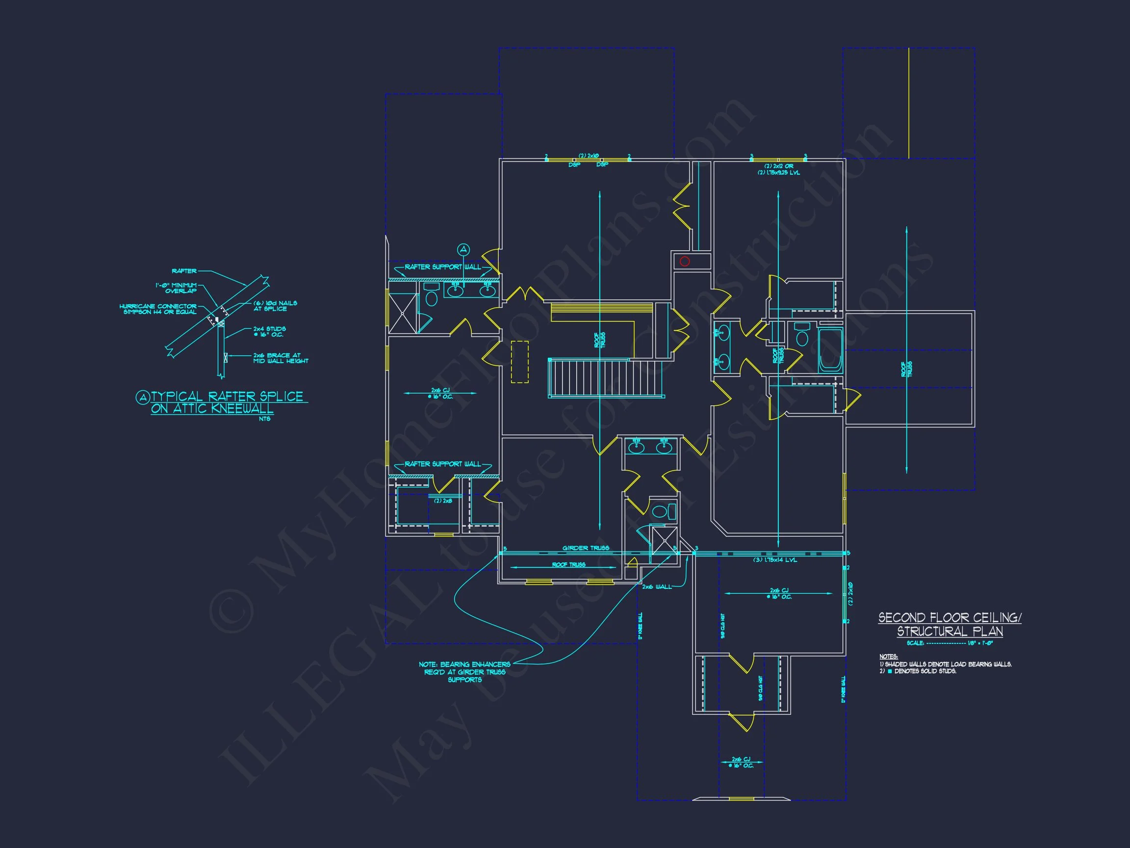 15-1486 HOUSE PLAN - Luxury House Plan with Floor Plans, CAD Architecture & Design 19 Luxury house Plan with Floor Plans, CAD Architecture & Design