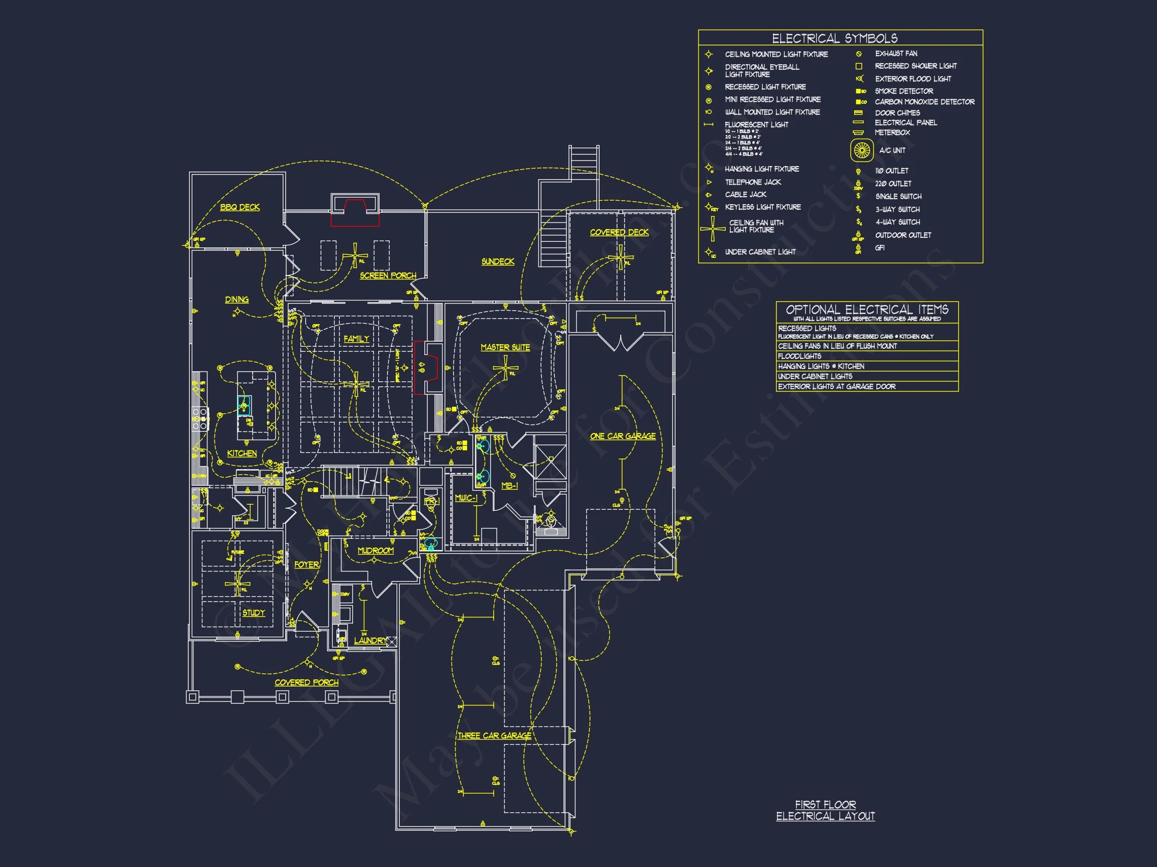 15-1486 HOUSE PLAN - Luxury House Plan with Floor Plans, CAD Architecture & Design 14 Luxury house Plan with Floor Plans, CAD Architecture & Design