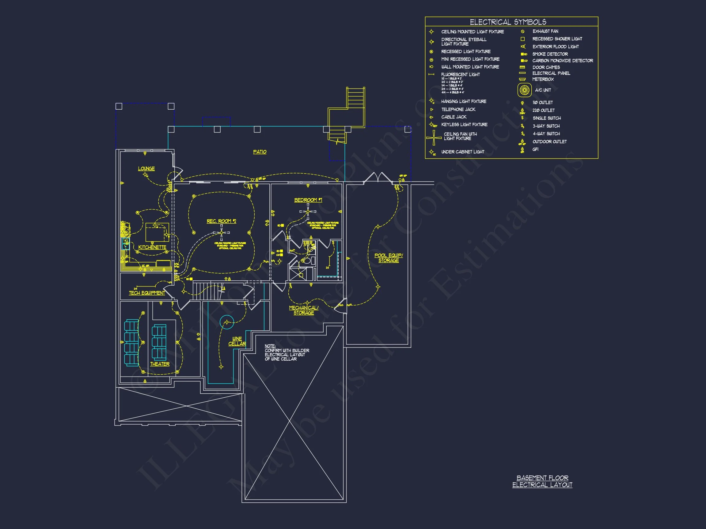 15-1486 HOUSE PLAN - Luxury House Plan with Floor Plans, CAD Architecture & Design 13 Luxury house Plan with Floor Plans, CAD Architecture & Design