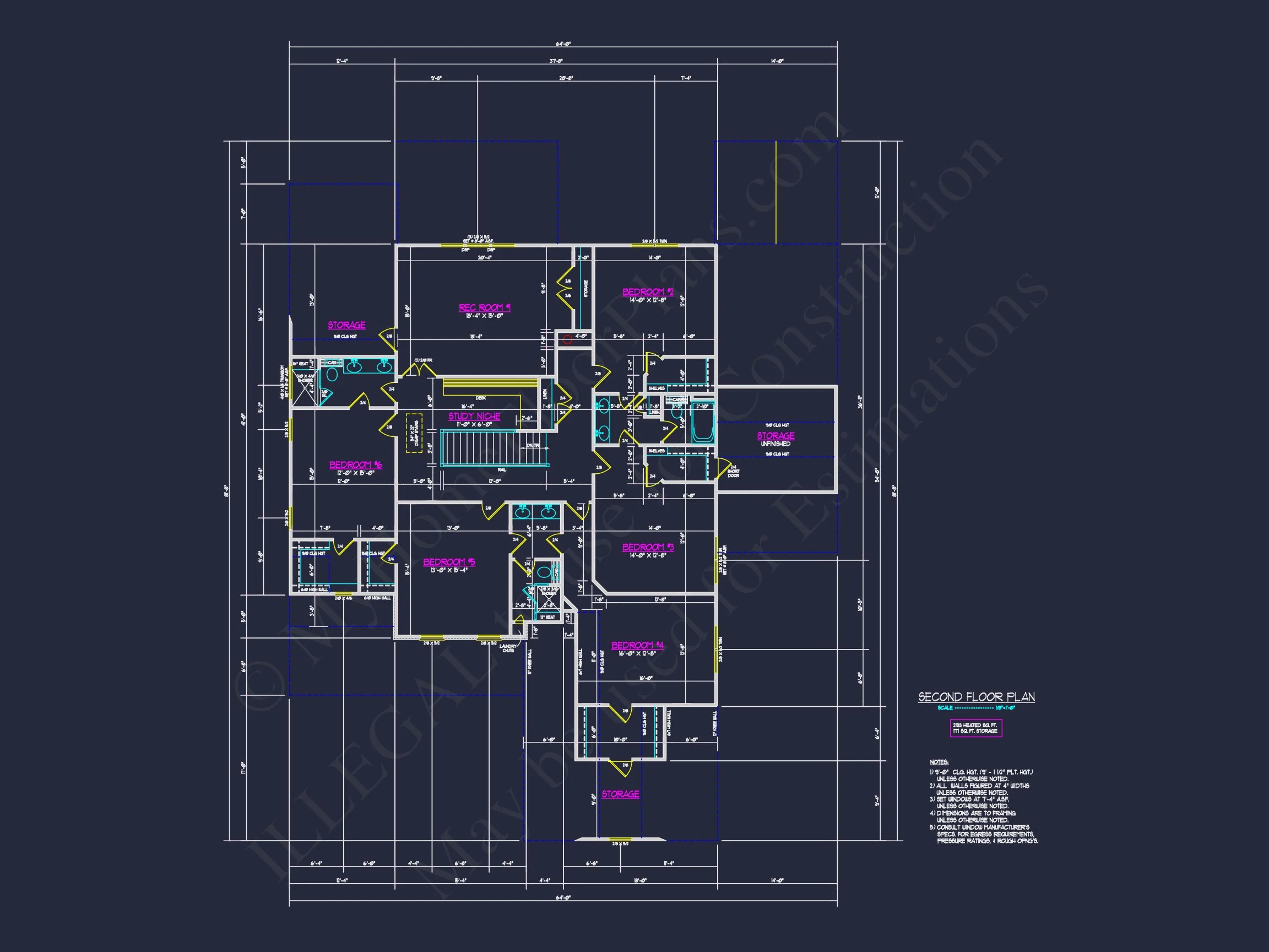 15-1486 HOUSE PLAN - Luxury House Plan with Floor Plans, CAD Architecture & Design 11 Luxury house Plan with Floor Plans, CAD Architecture & Design