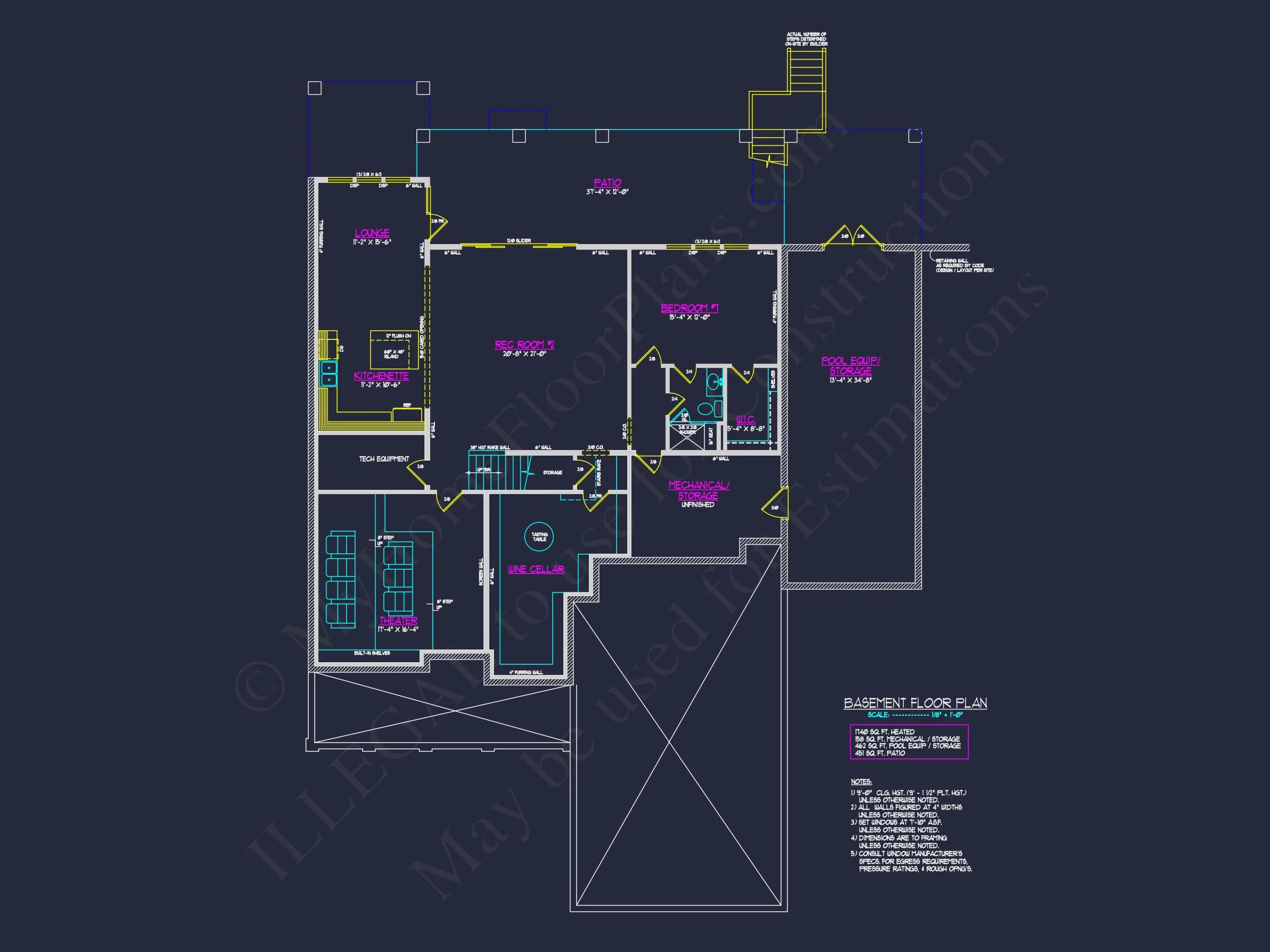 15-1486 HOUSE PLAN - Luxury House Plan with Floor Plans, CAD Architecture & Design 8 Luxury house Plan with Floor Plans, CAD Architecture & Design