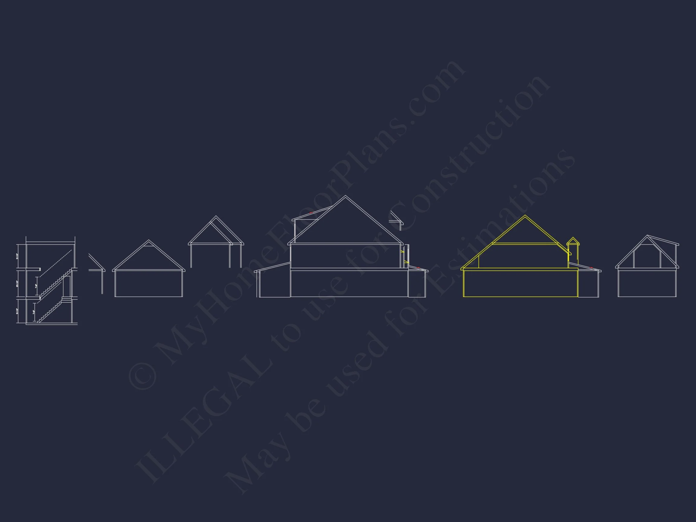 15-1486 HOUSE PLAN - Luxury House Plan with Floor Plans, CAD Architecture & Design 6 Luxury house Plan with Floor Plans, CAD Architecture & Design