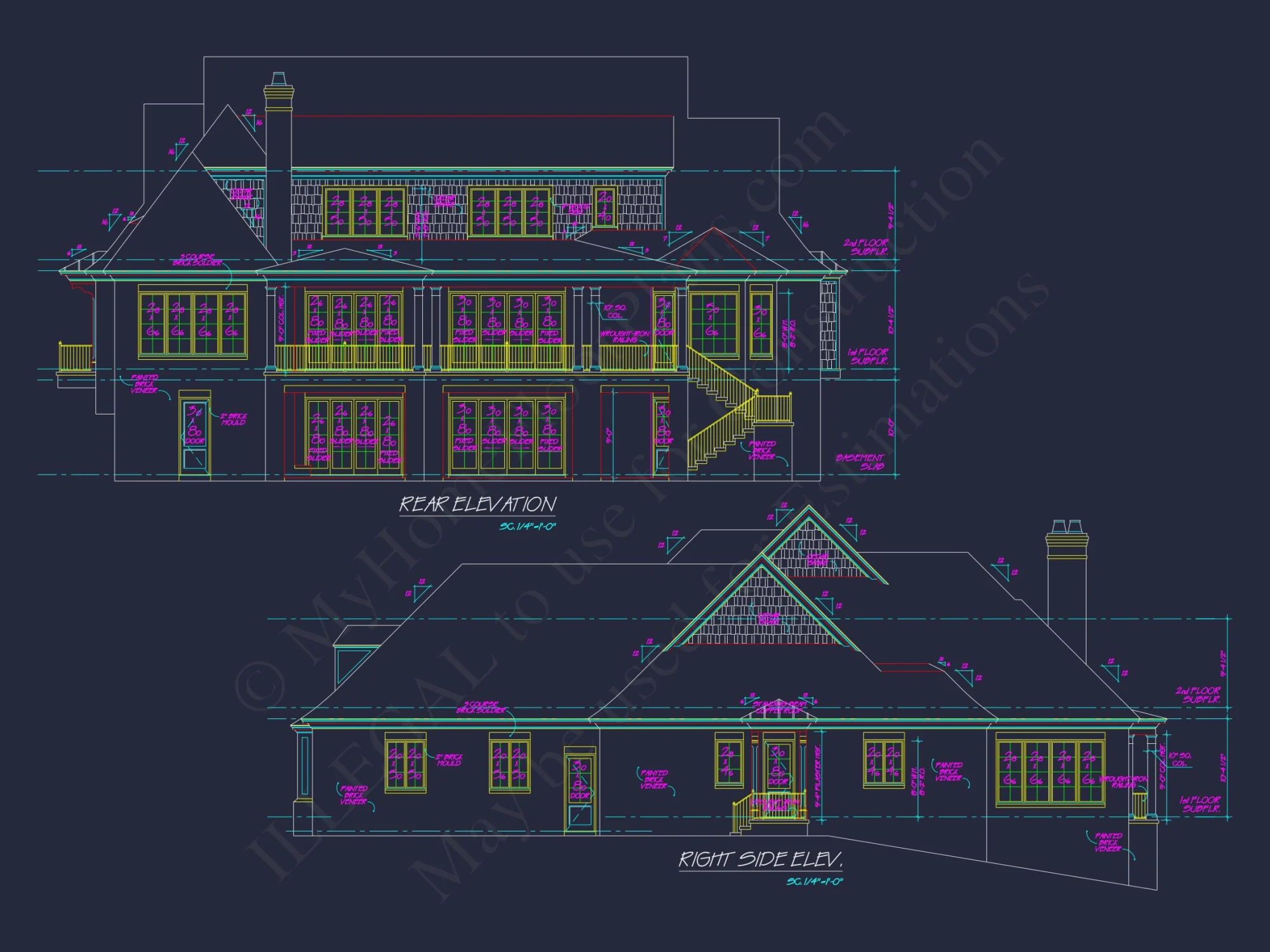 Luxury house Plan with Elegant Blueprints, CAD, and Floor Designs