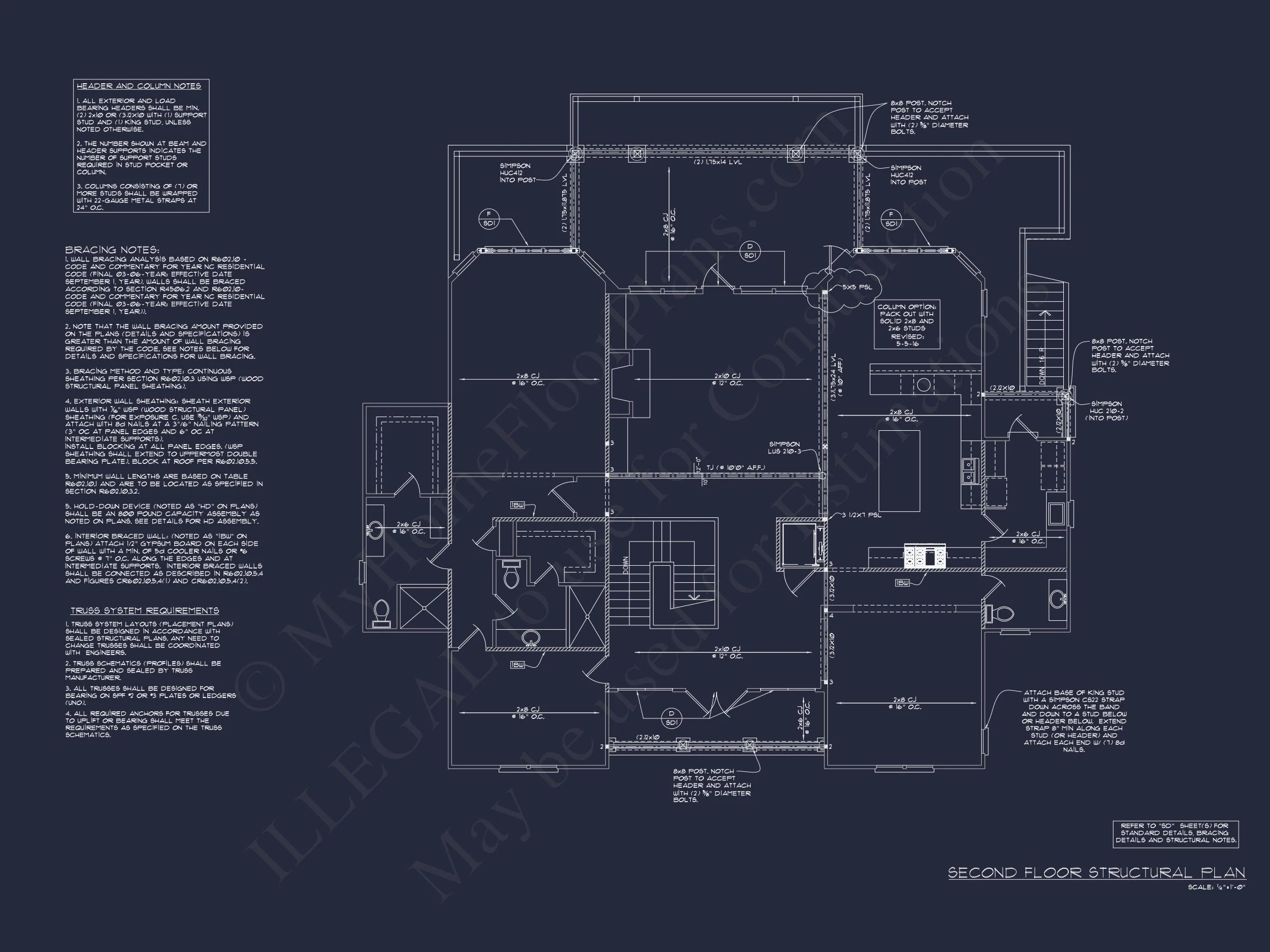 Luxury house Plan with Oversized Garage, CAD, and Blueprint Design