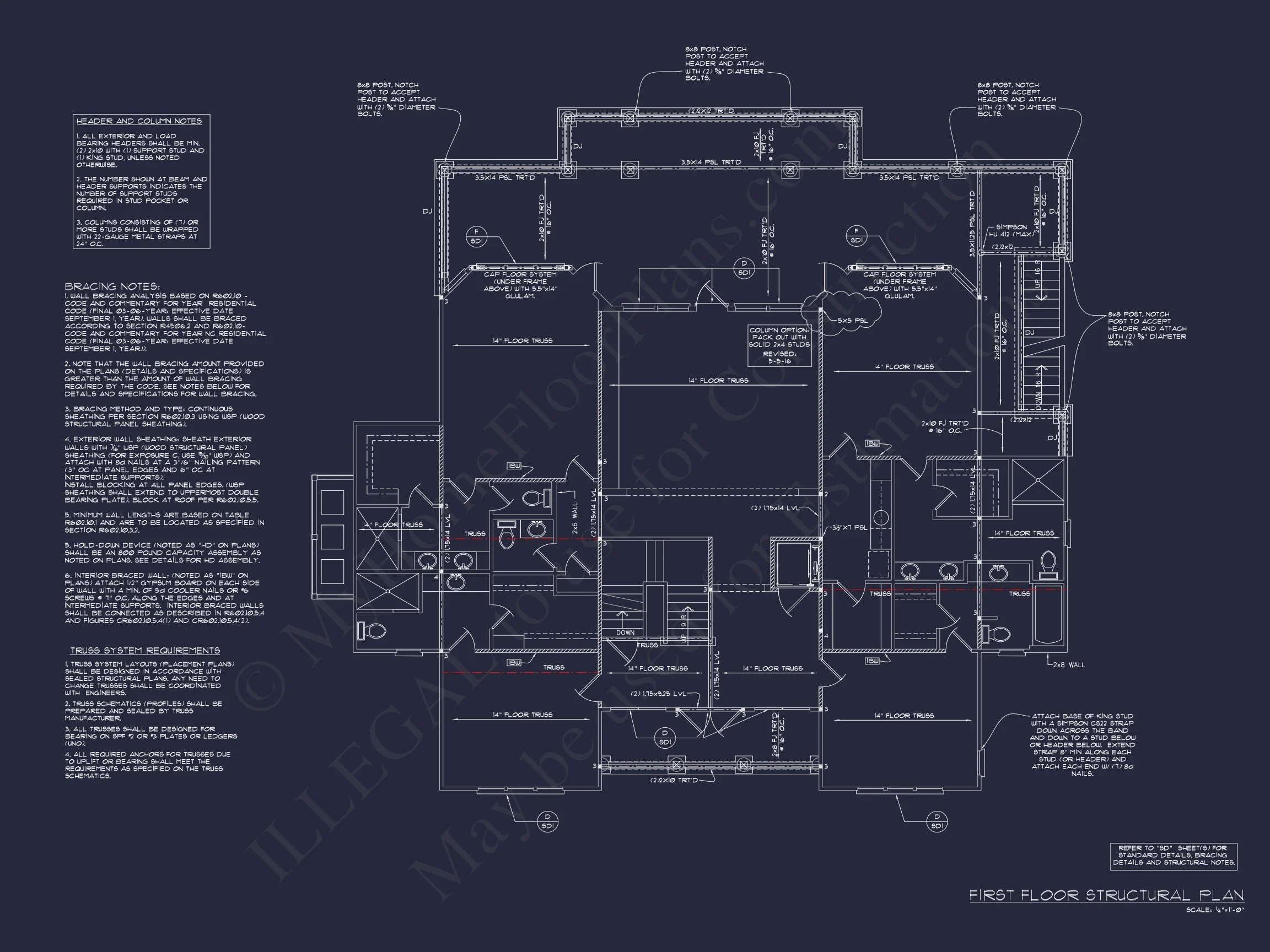 Luxury house Plan with Oversized Garage, CAD, and Blueprint Design