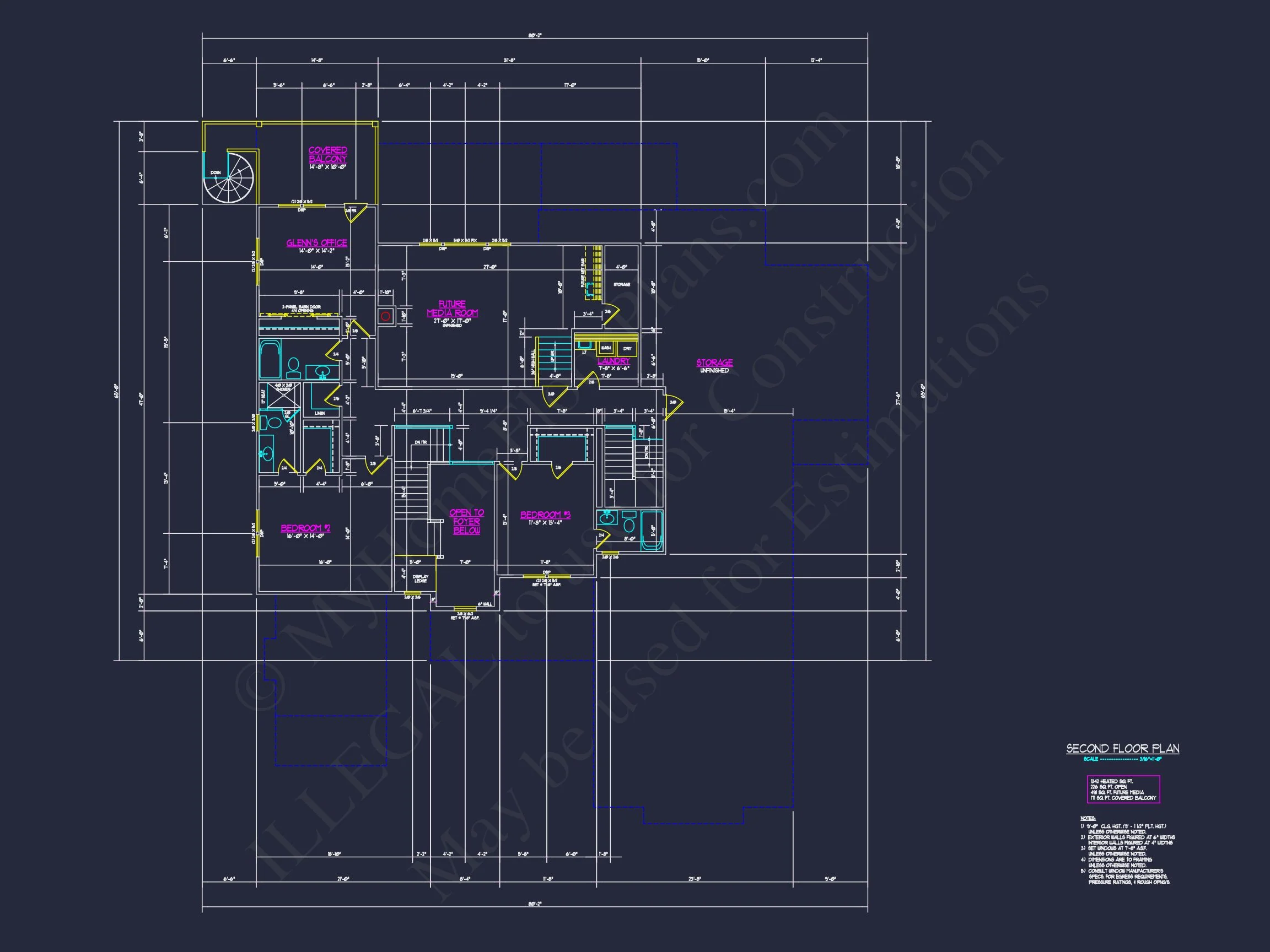 Traditional Craftsman house Plan with 2-Story Design & CAD Blueprints