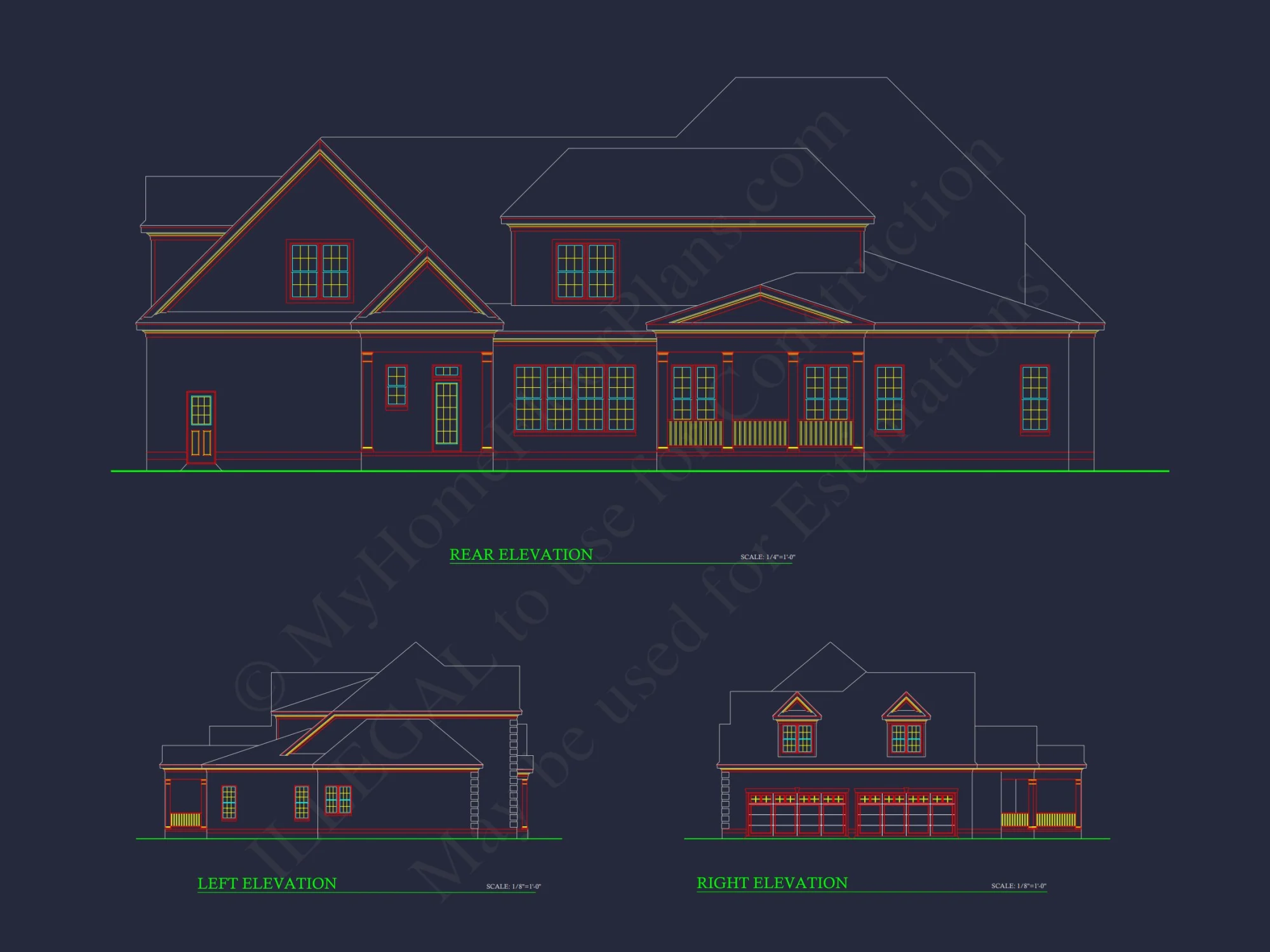 Spacious Custom house Plan with Architectural CAD Designs