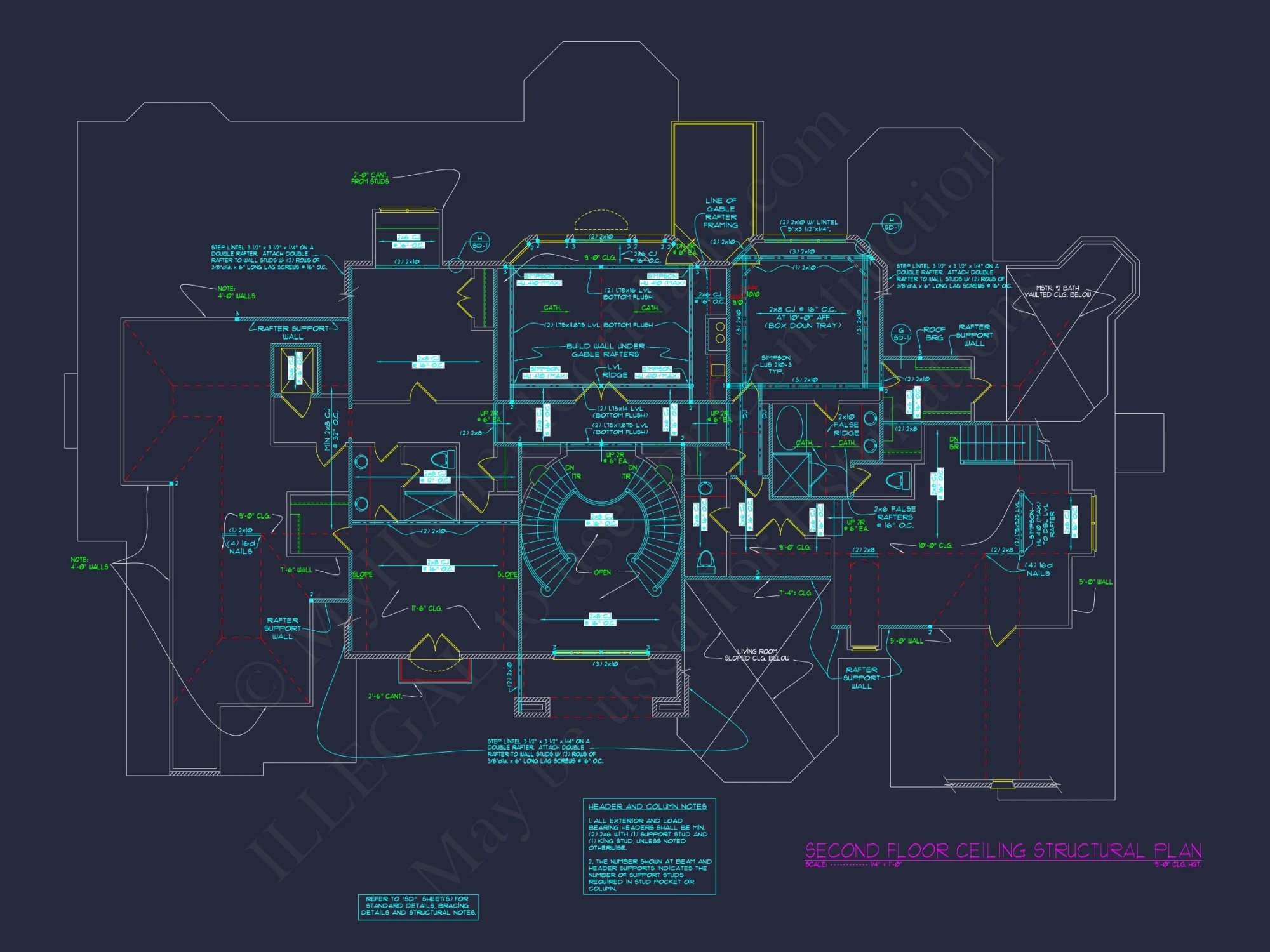 Elegant house Design Blueprint with 3 Floors & 7+ Bedrooms