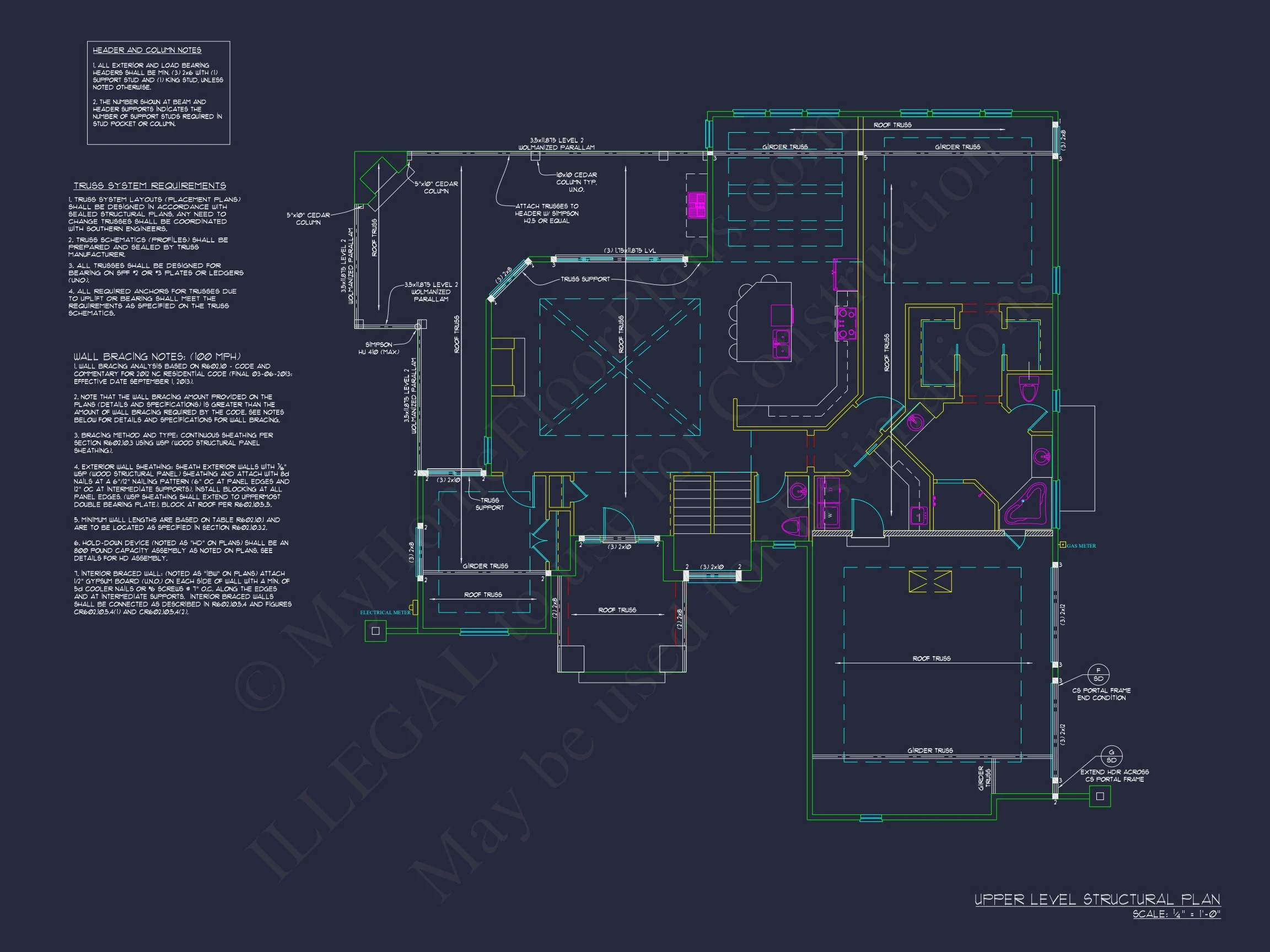 14-1819 HOUSE PLAN - Custom House Plan with Luxury Design Features and CAD Blueprints 11 Custom house Plan with Luxury Design Features and CAD Blueprints