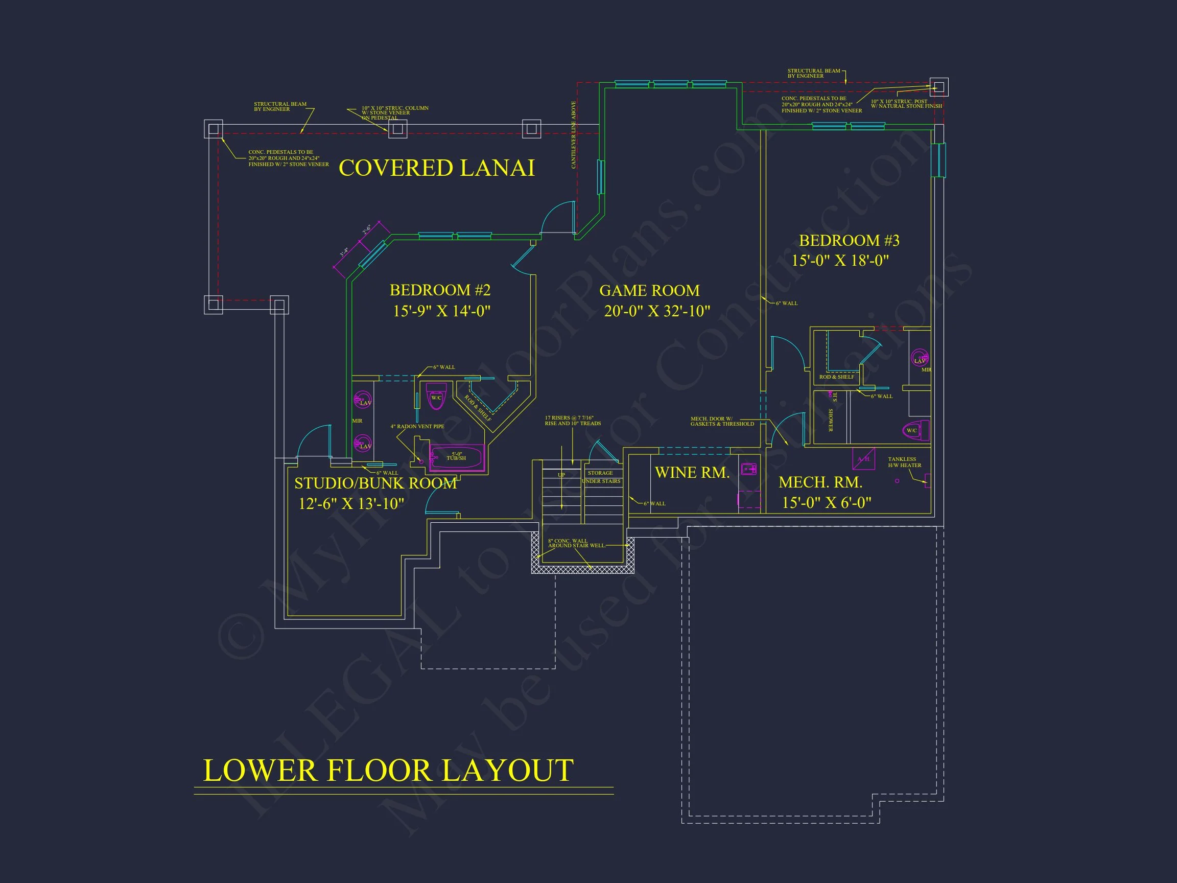 14-1819 HOUSE PLAN - Custom House Plan with Luxury Design Features and CAD Blueprints 5 Custom house Plan with Luxury Design Features and CAD Blueprints