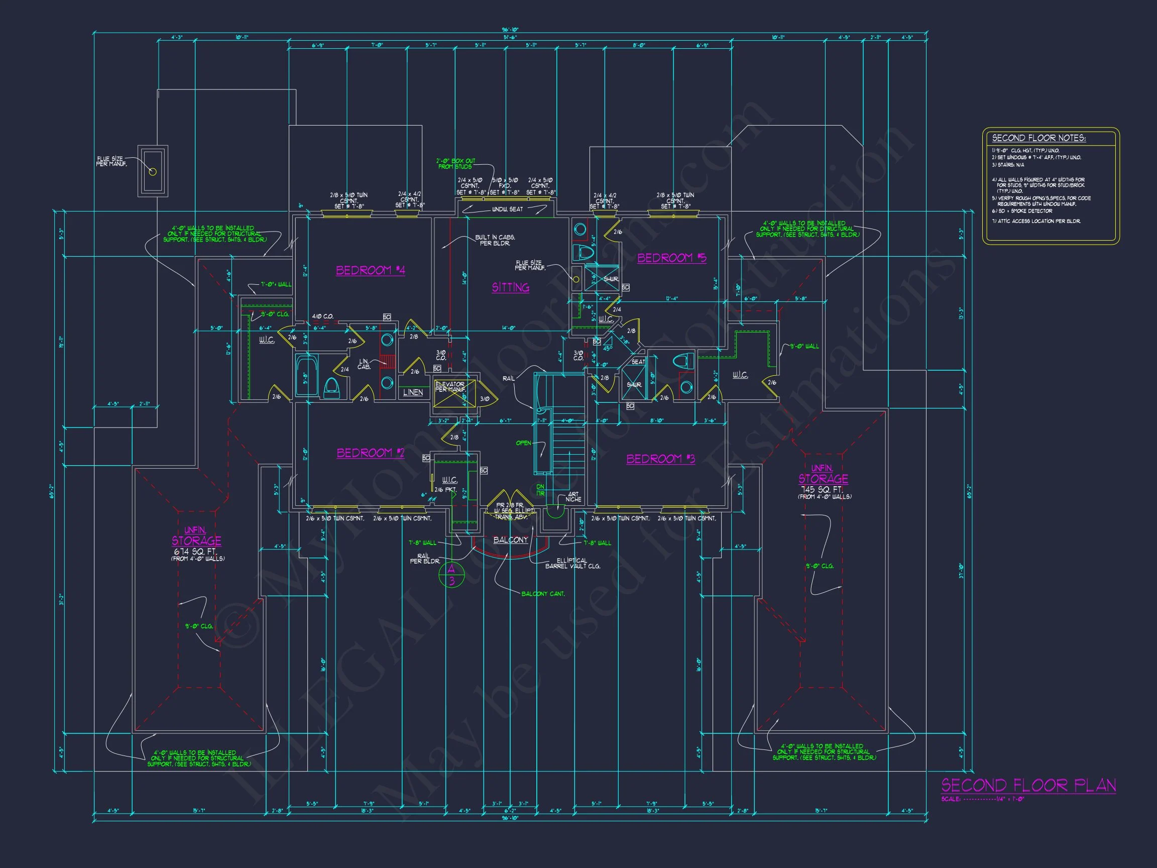 14-1690 HOUSE PLAN - Luxe House Floor Plan with Architectural Designs and CAD Blueprint 10 Luxe house Floor Plan with Architectural Designs and CAD Blueprint
