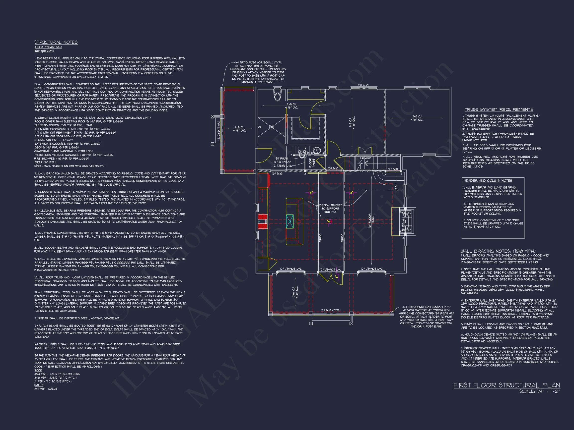 14-1666 HOUSE PLAN - 4-Bed, 3-Bath, 2400 SF Craftsman House Plan 9 Modern Garage Plan with Living Space