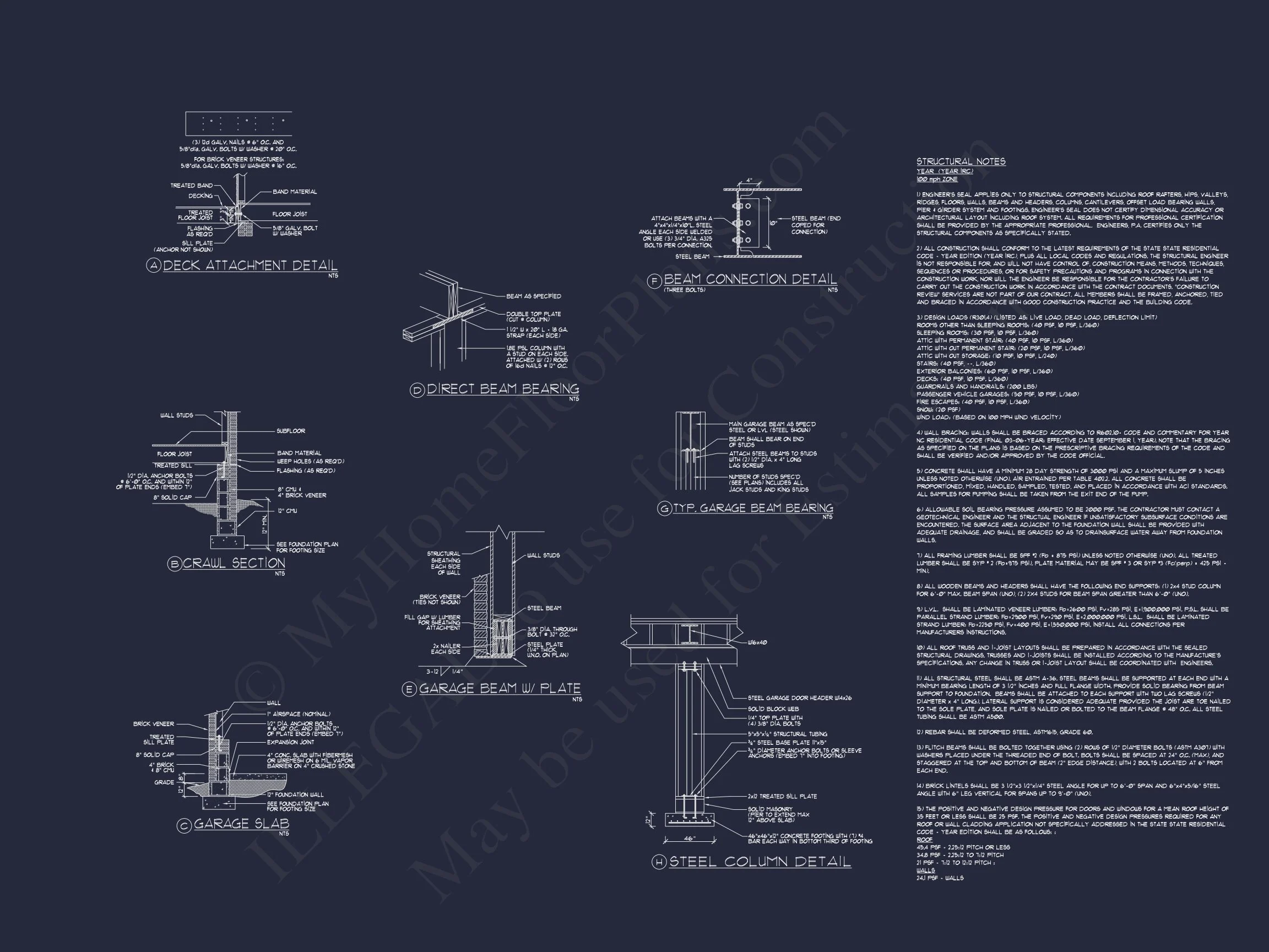 14-1491 HOUSE PLAN - Stunning House Plan with 2.5 Floors, CAD Designs & Features 19 Stunning house Plan with 2.5 Floors, CAD Designs & Features