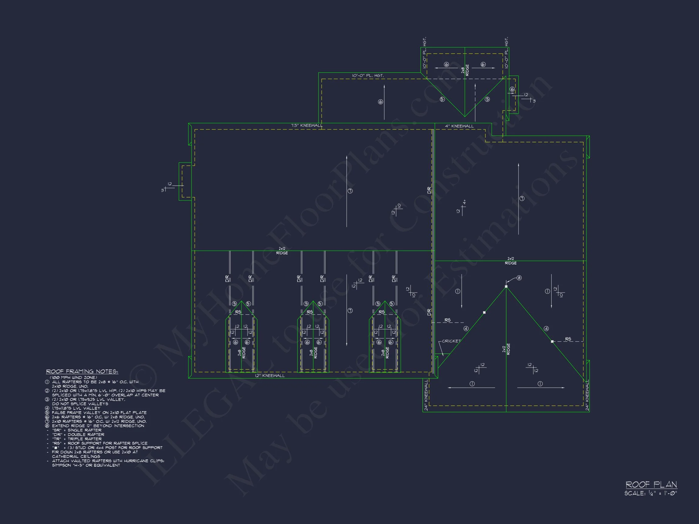 14-1491 HOUSE PLAN - Stunning House Plan with 2.5 Floors, CAD Designs & Features 18 Stunning house Plan with 2.5 Floors, CAD Designs & Features