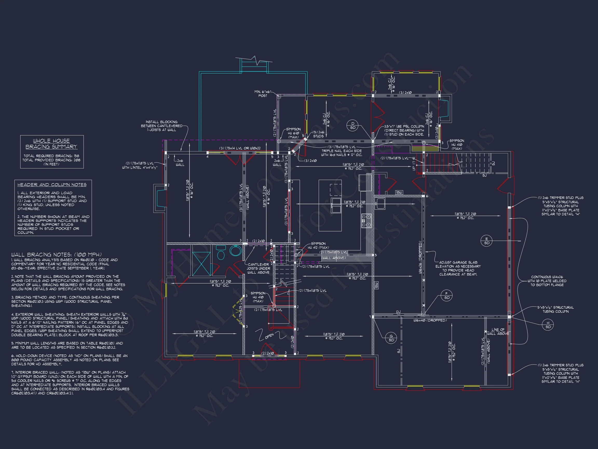 14-1491 HOUSE PLAN - Stunning House Plan with 2.5 Floors, CAD Designs & Features 15 Stunning house Plan with 2.5 Floors, CAD Designs & Features