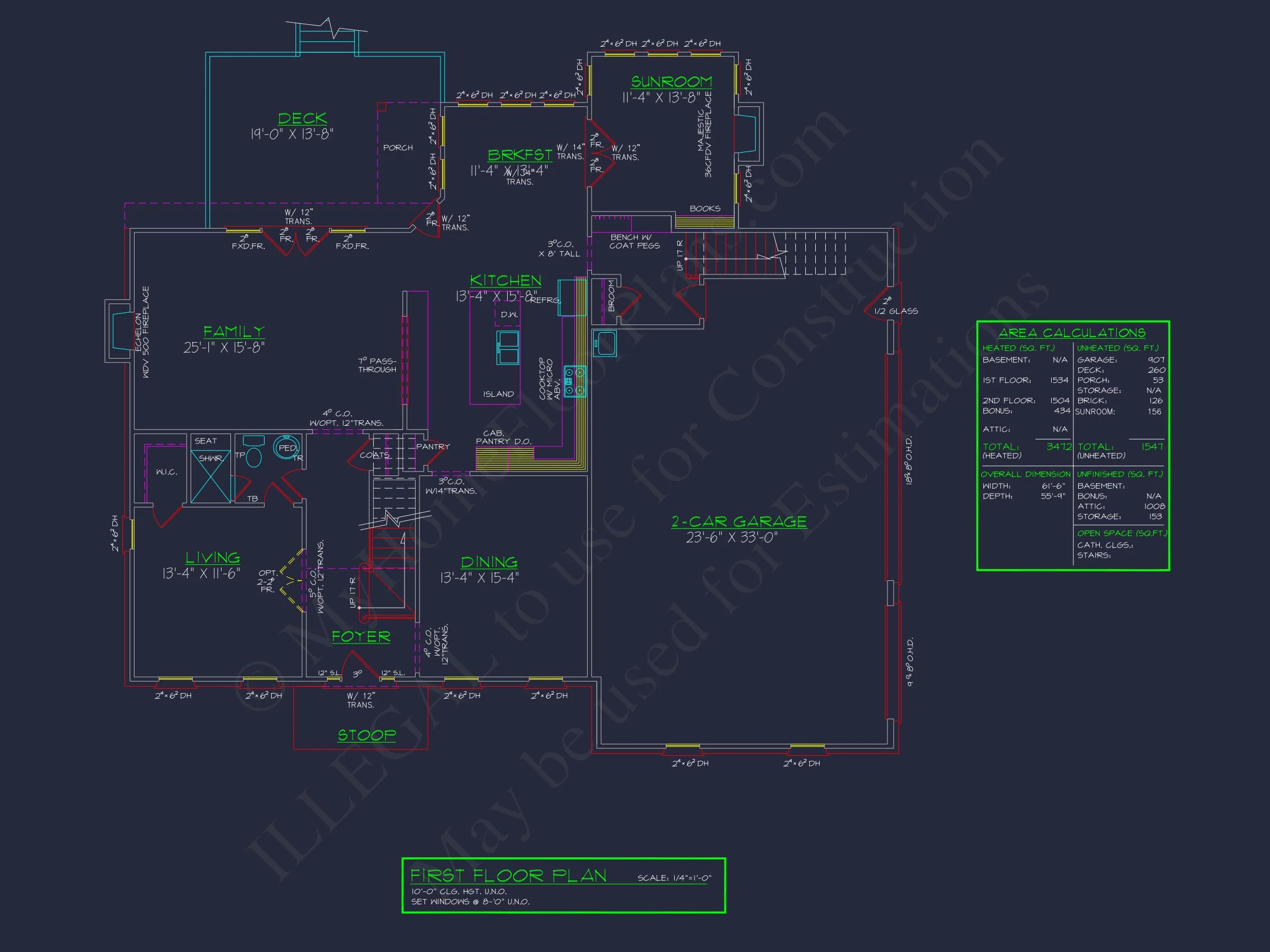 14-1491 HOUSE PLAN - Stunning House Plan with 2.5 Floors, CAD Designs & Features 8 Stunning house Plan with 2.5 Floors, CAD Designs & Features