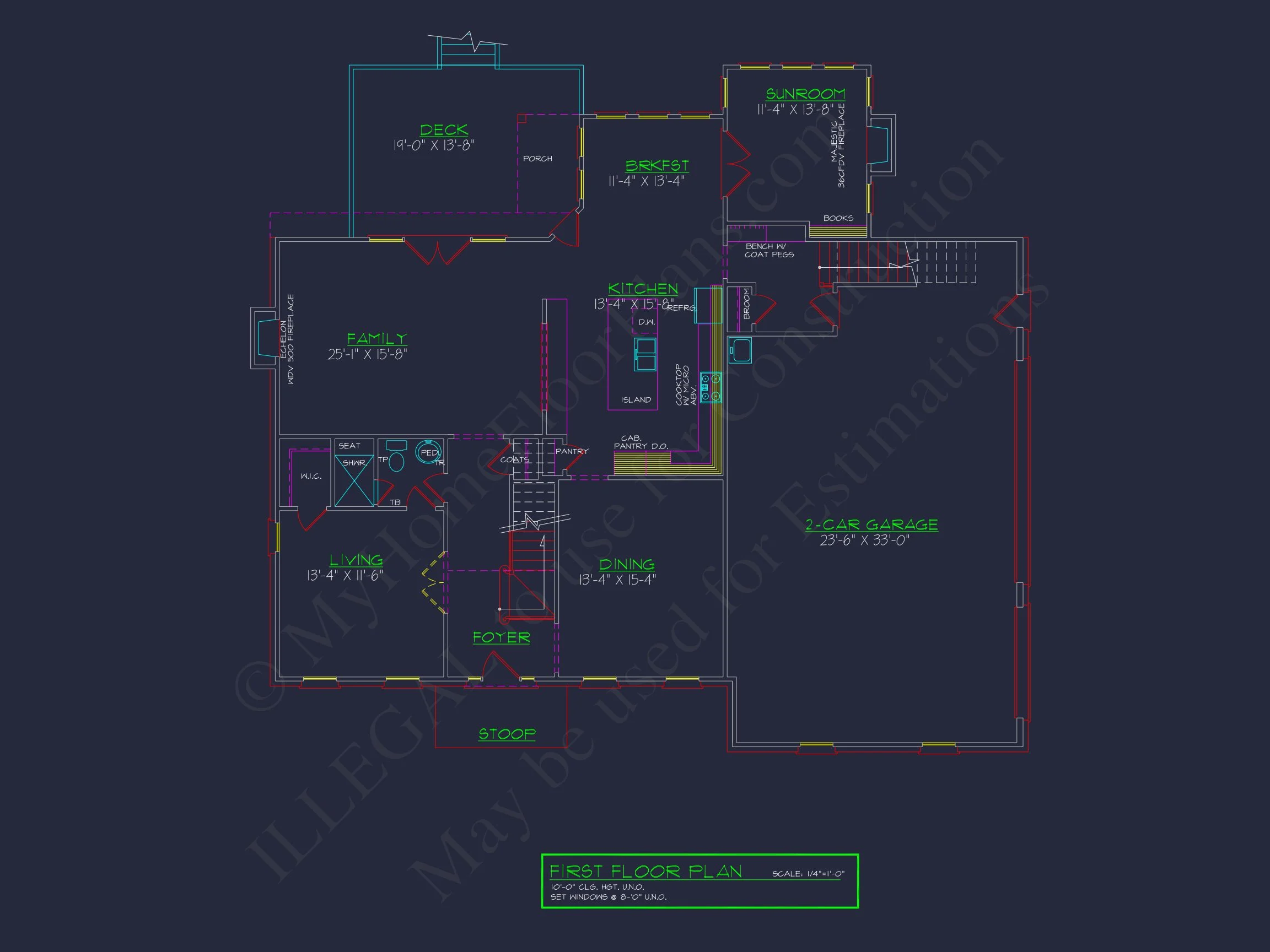 14-1491 HOUSE PLAN - Stunning House Plan with 2.5 Floors, CAD Designs & Features 6 Stunning house Plan with 2.5 Floors, CAD Designs & Features