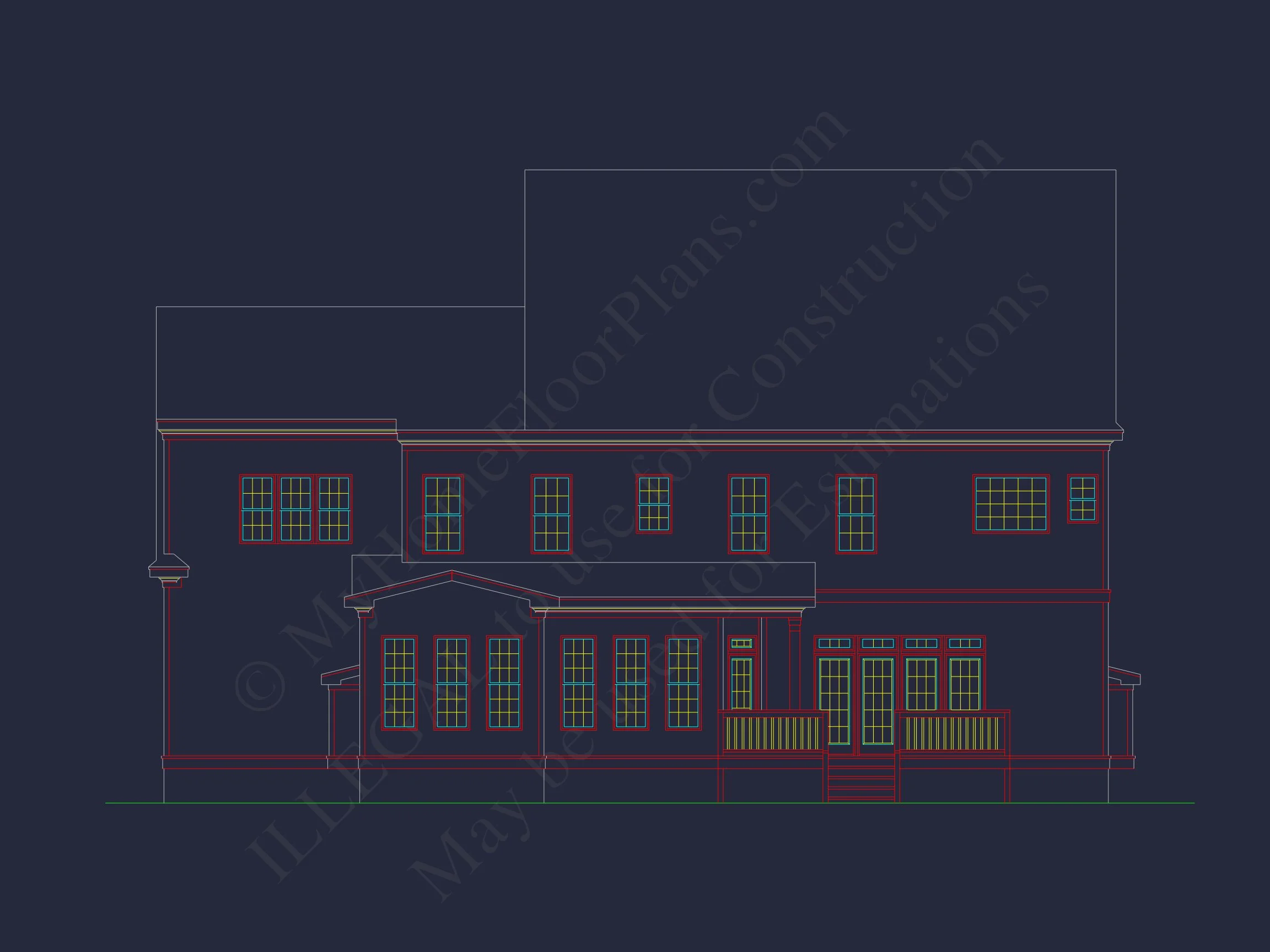 14-1491 HOUSE PLAN - Stunning House Plan with 2.5 Floors, CAD Designs & Features 5 Stunning house Plan with 2.5 Floors, CAD Designs & Features