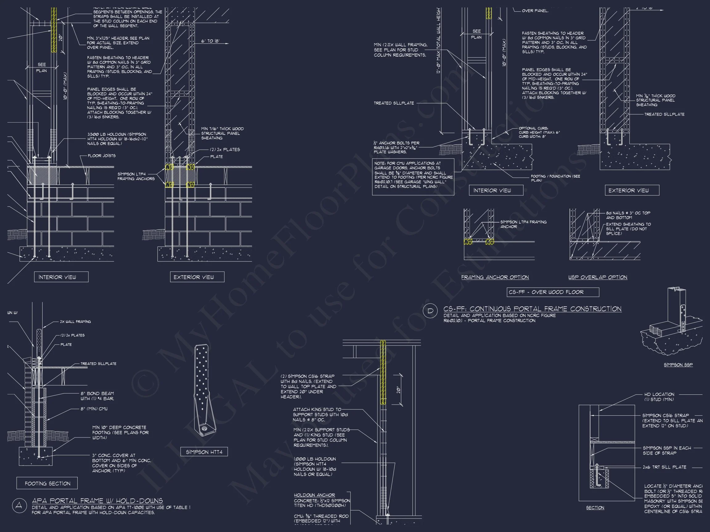 Stunning house Plan with 3D Floor Blueprint CAD Designs