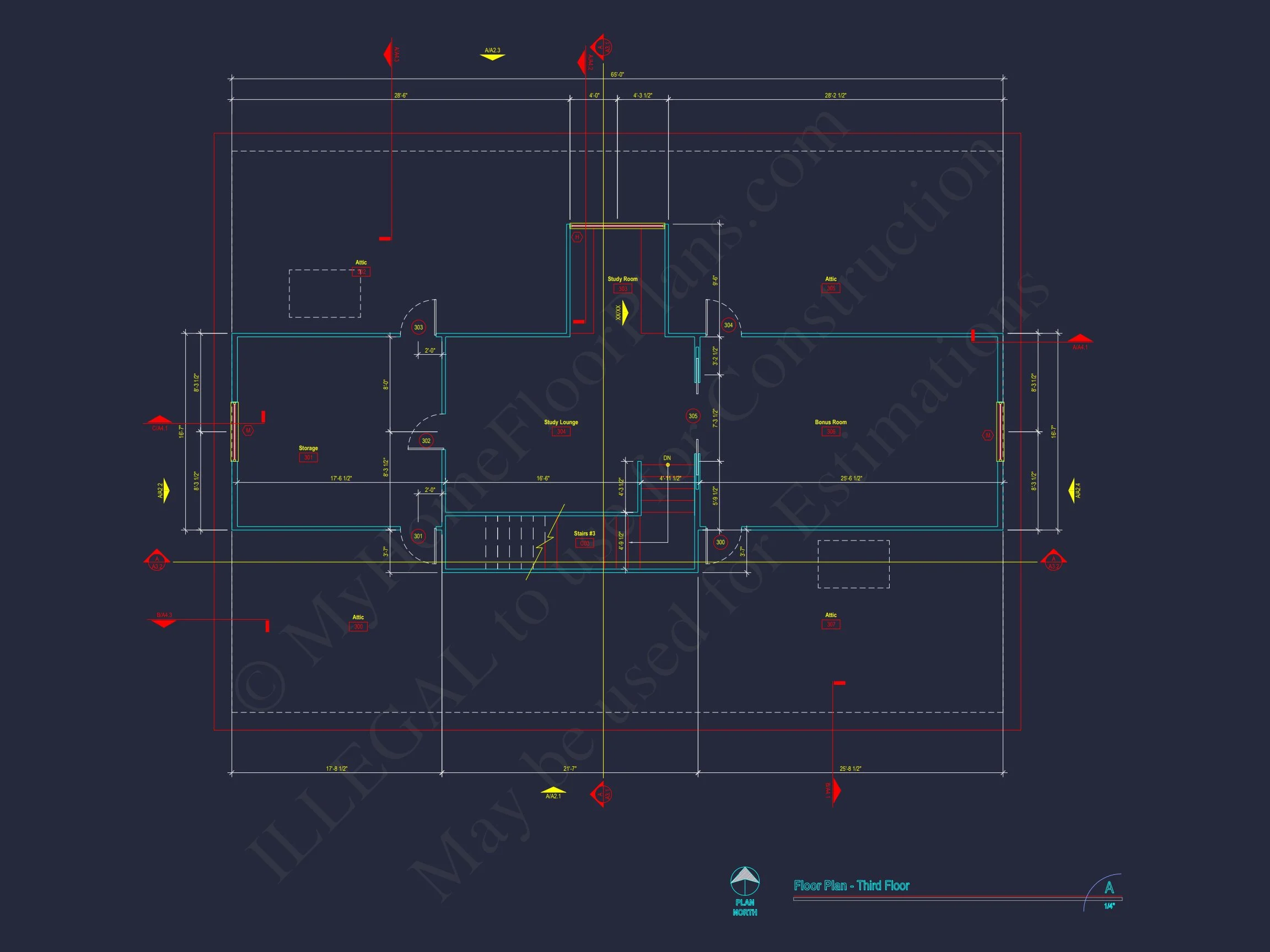 Stunning house Plan with 3D Floor Blueprint CAD Designs