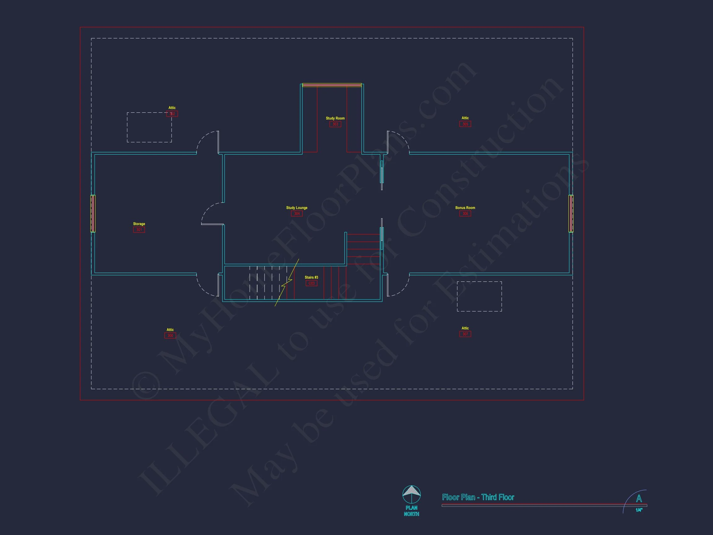 Stunning house Plan with 3D Floor Blueprint CAD Designs