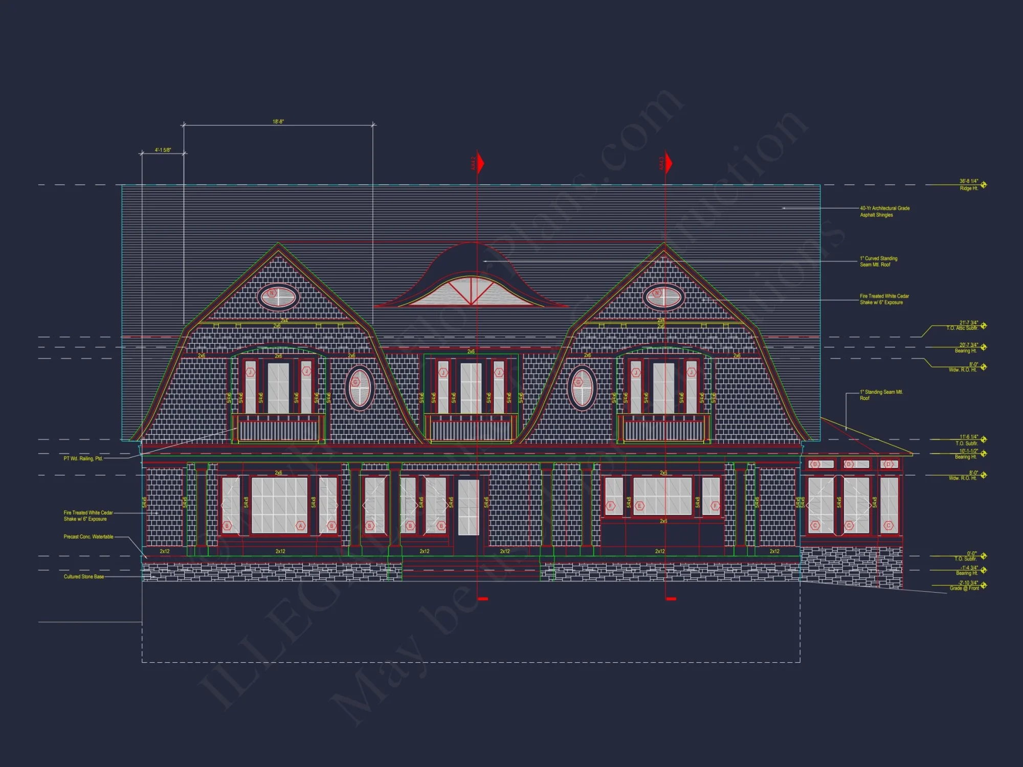 Stunning house Plan with 3D Floor Blueprint CAD Designs
