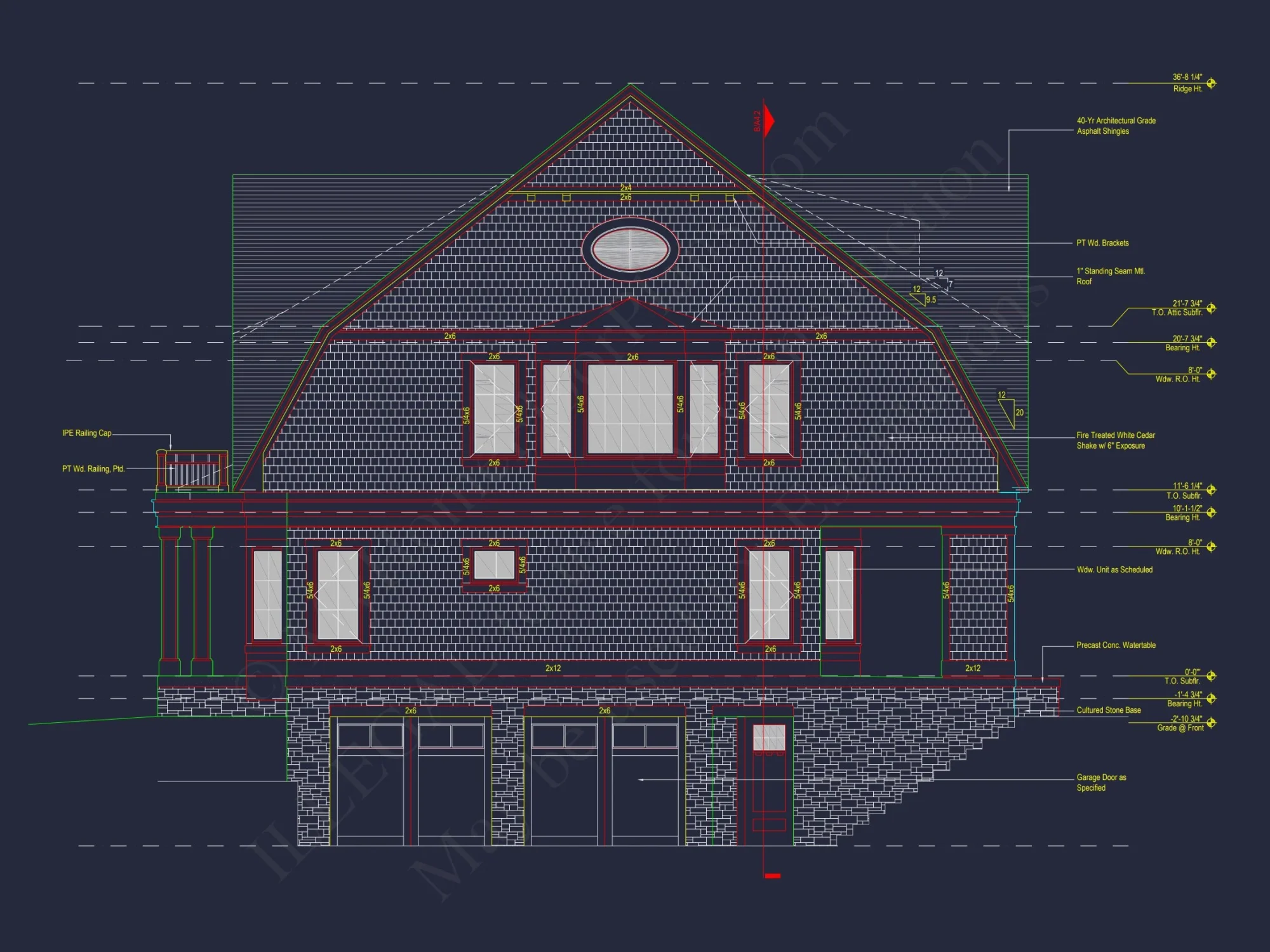 Stunning house Plan with 3D Floor Blueprint CAD Designs