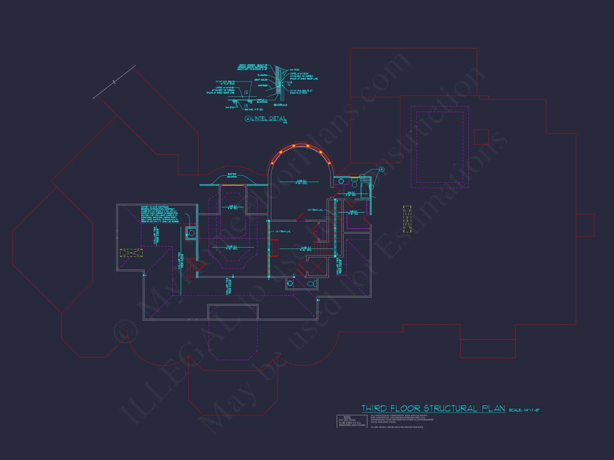 Stunning house Blueprint: CAD Architecture & Floor Plan Design
