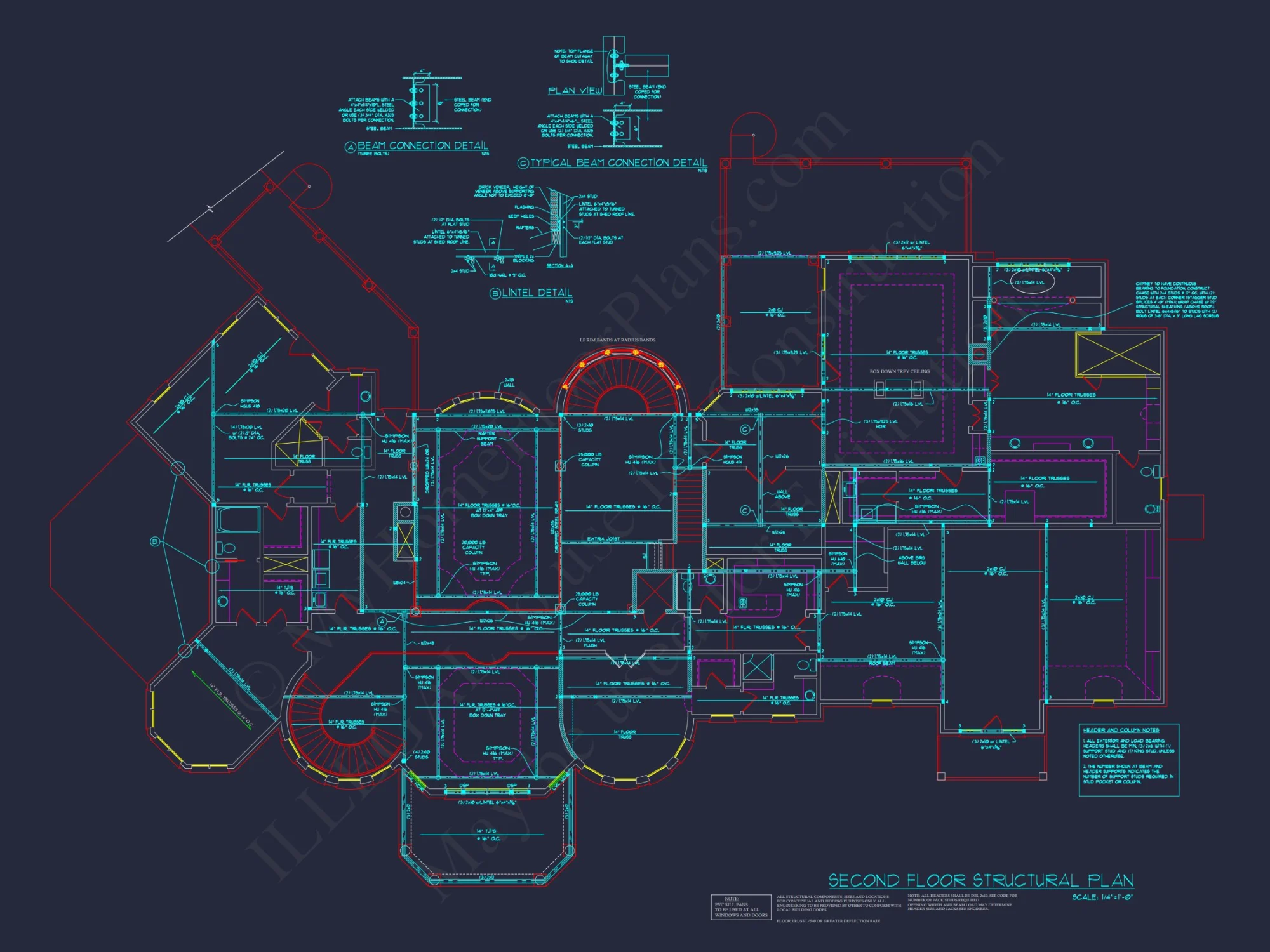 Stunning house Blueprint: CAD Architecture & Floor Plan Design