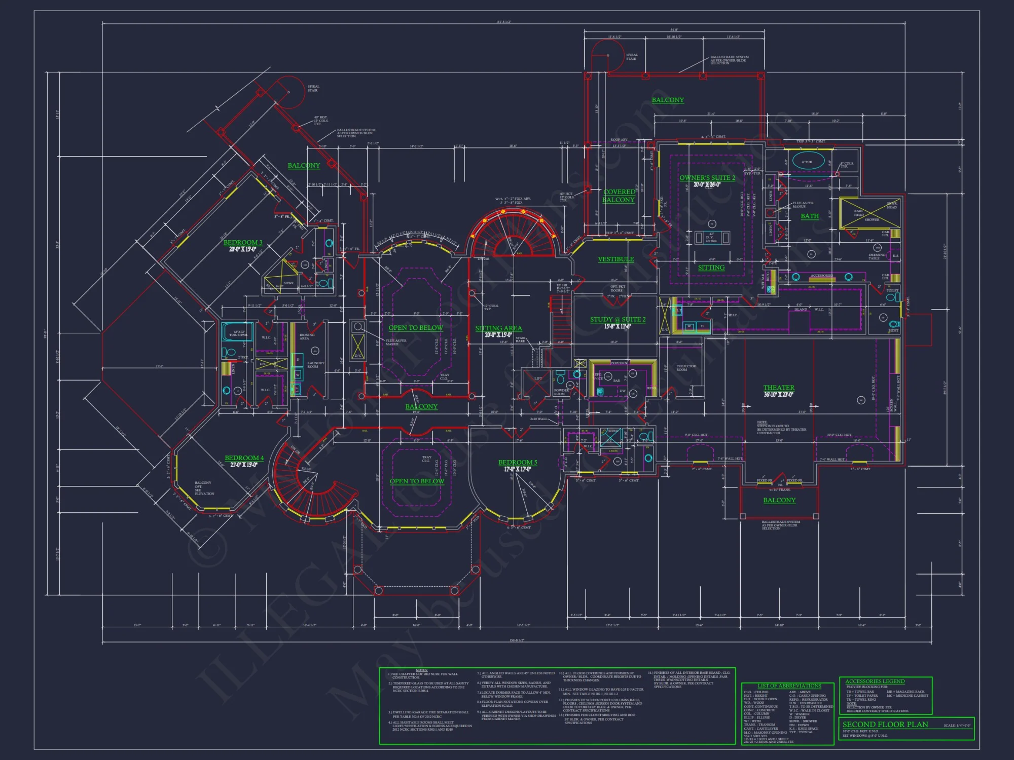 Stunning house Blueprint: CAD Architecture & Floor Plan Design