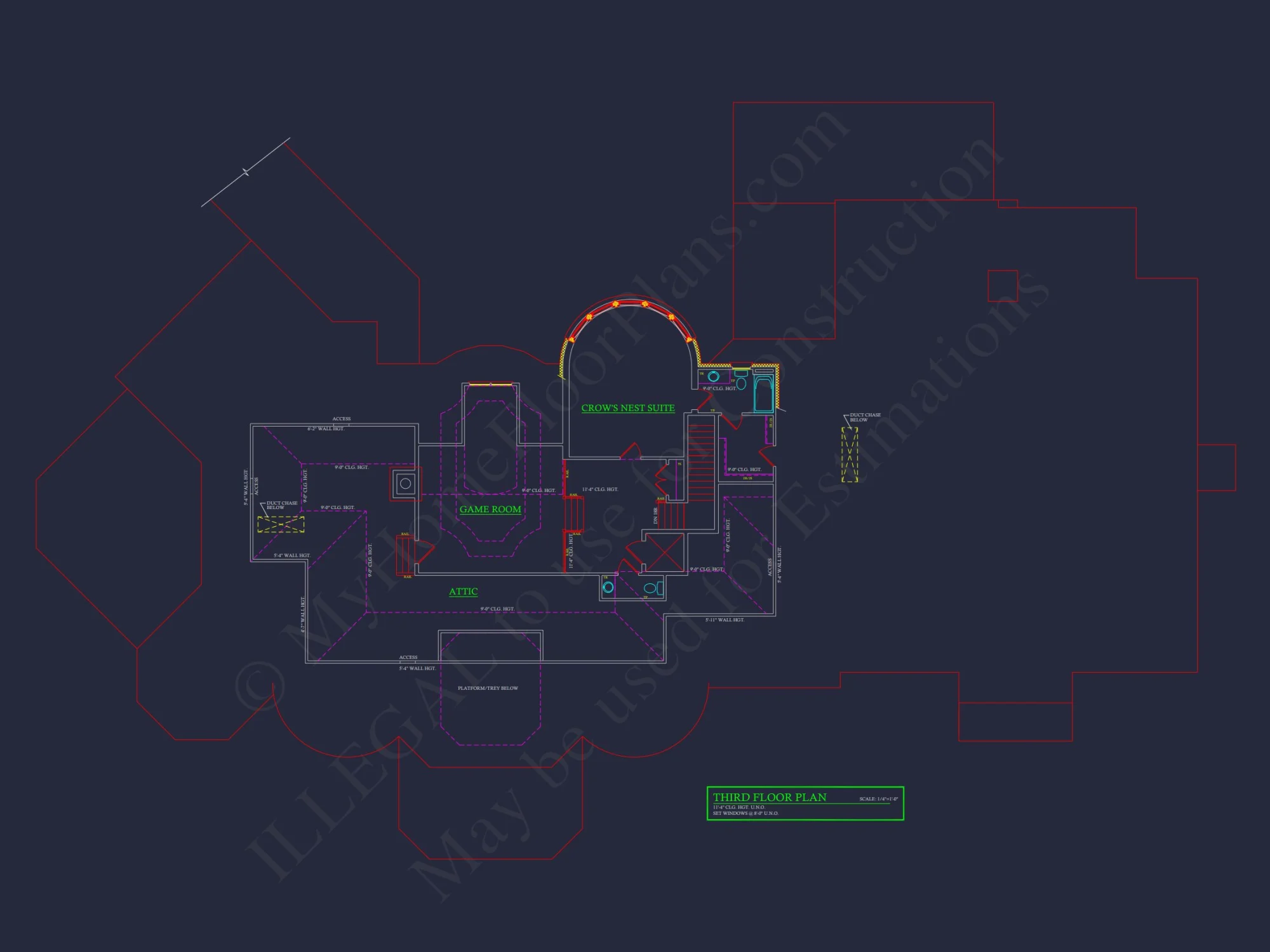 Stunning house Blueprint: CAD Architecture & Floor Plan Design