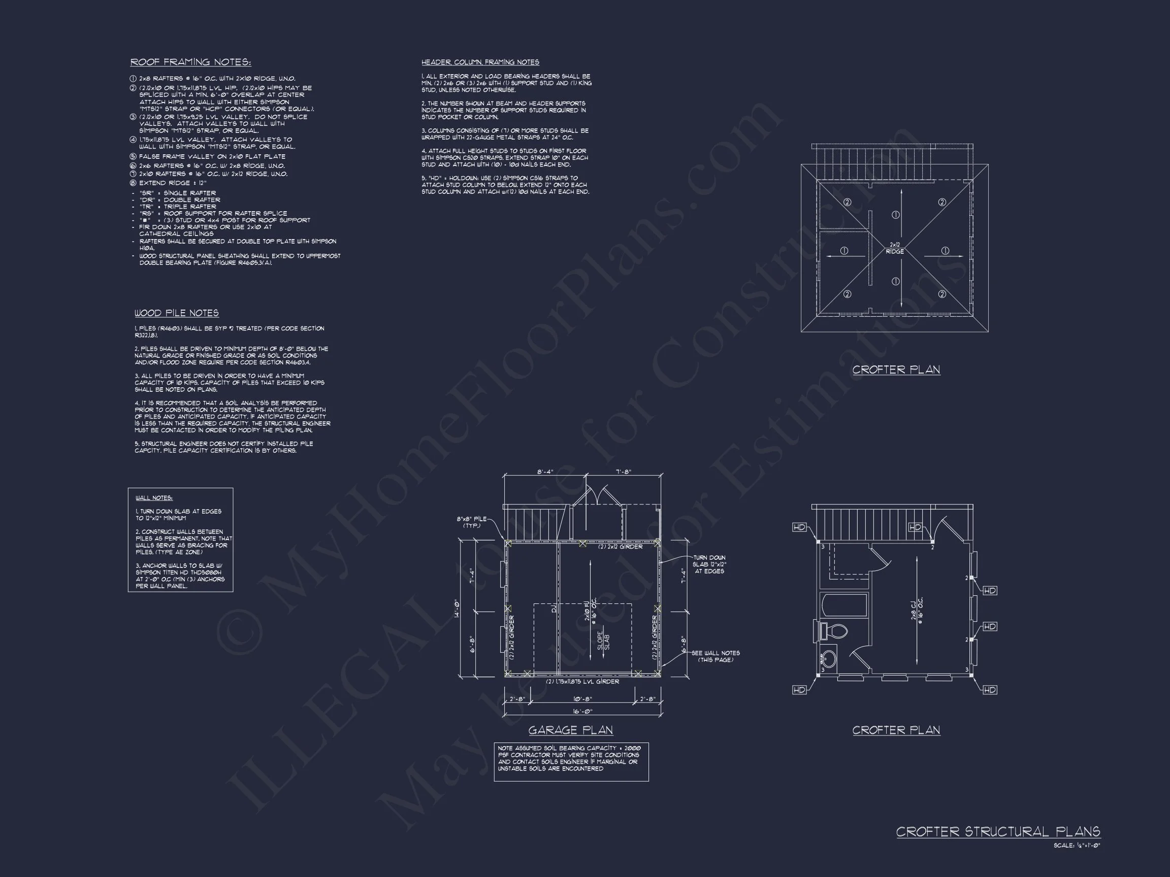 13-1915 CART PLAN - Compact House Plan with Living Space, Garage, and CAD Designs 4 Compact house Plan with Living Space, Garage, and CAD Designs