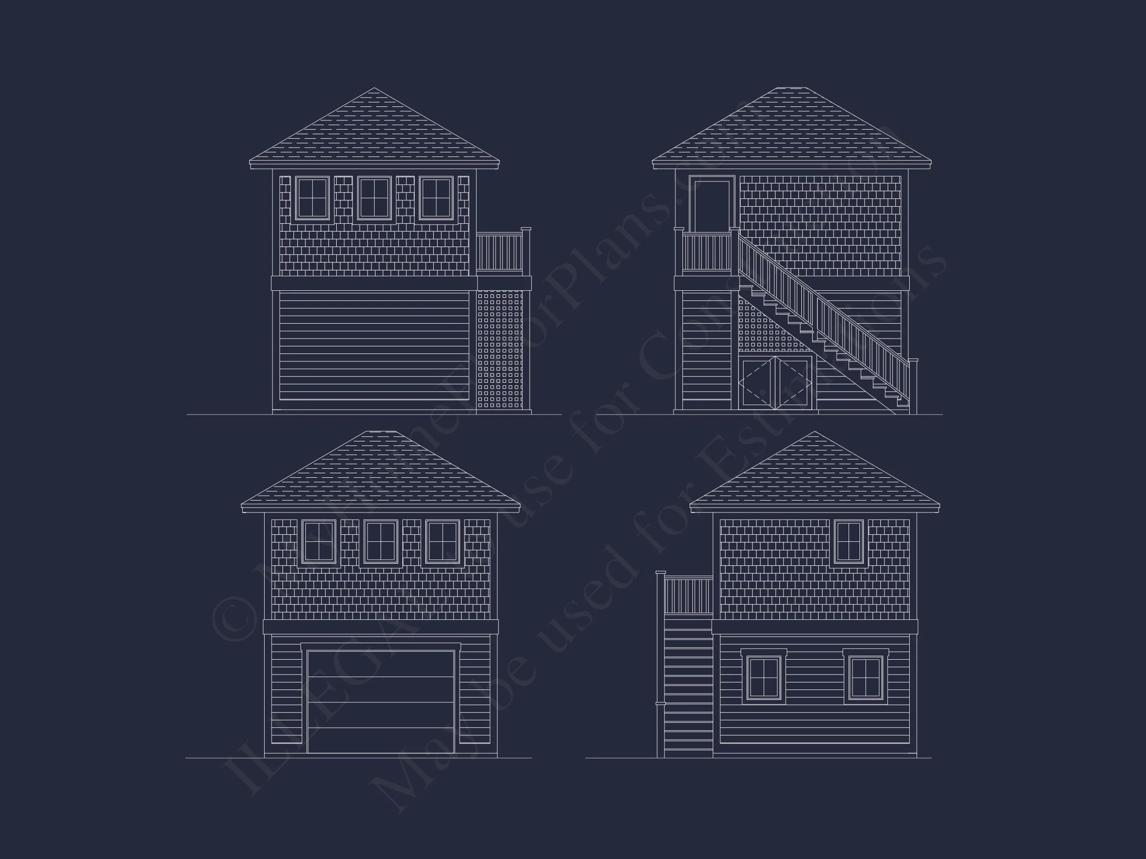 13-1915 CART PLAN - Compact House Plan with Living Space, Garage, and CAD Designs 2 Compact house Plan with Living Space, Garage, and CAD Designs