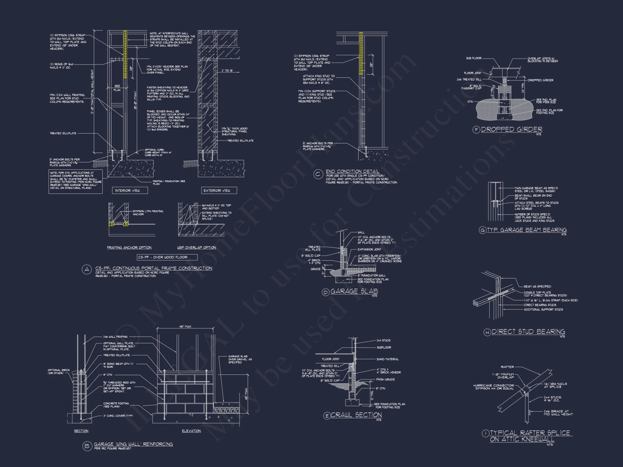 Charming 5-Bedroom house Blueprint with CAD Architecture Design