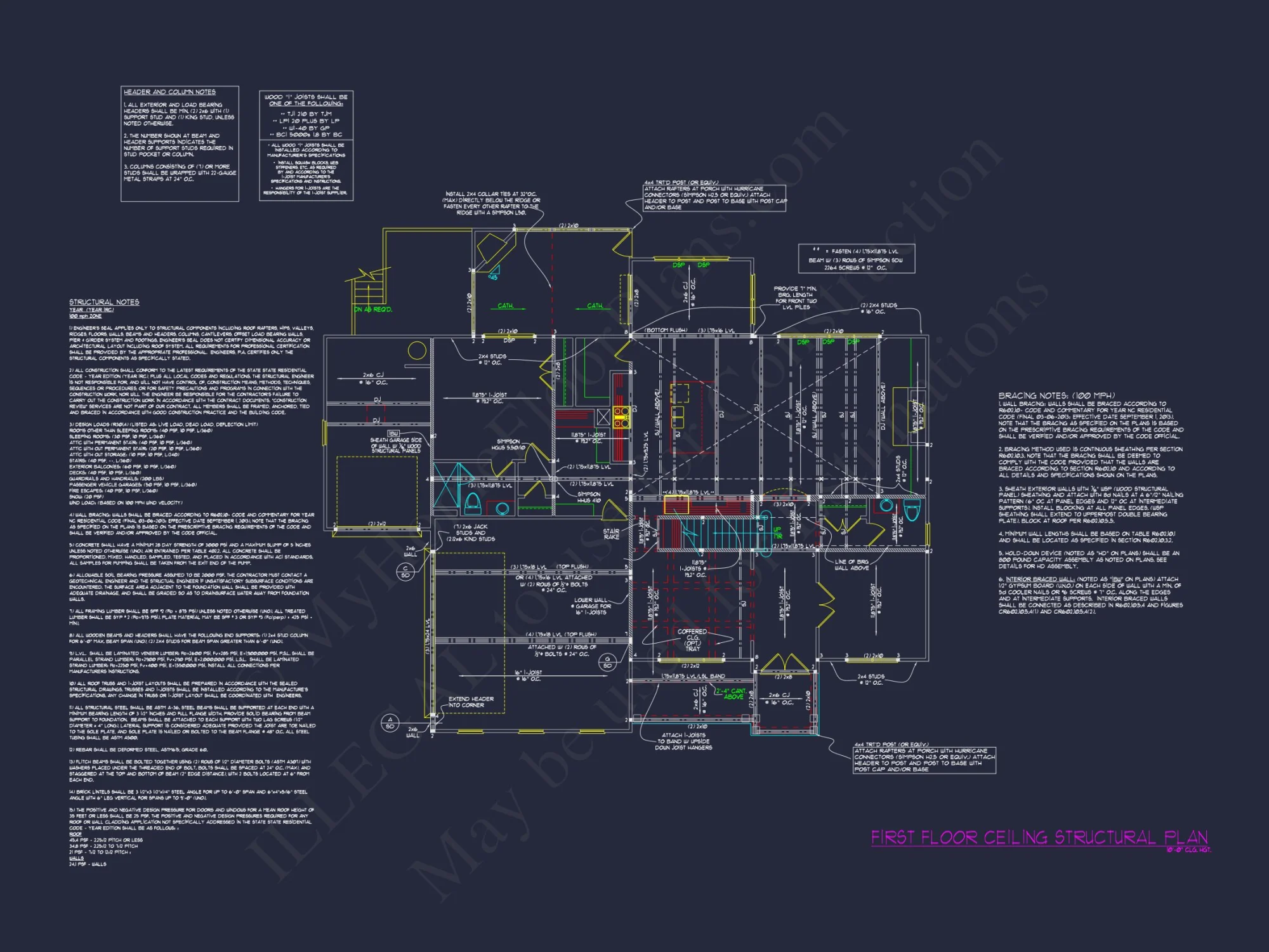 Charming 5-Bedroom house Blueprint with CAD Architecture Design